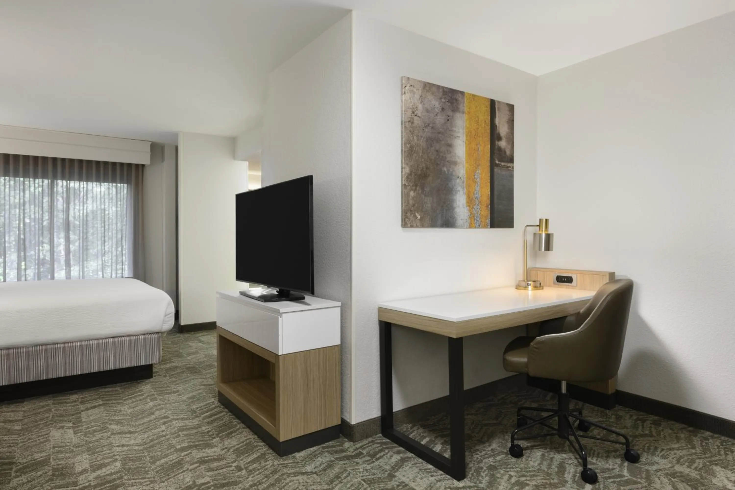 Communal lounge/ TV room, Bed in SpringHill Suites by Marriott Newnan