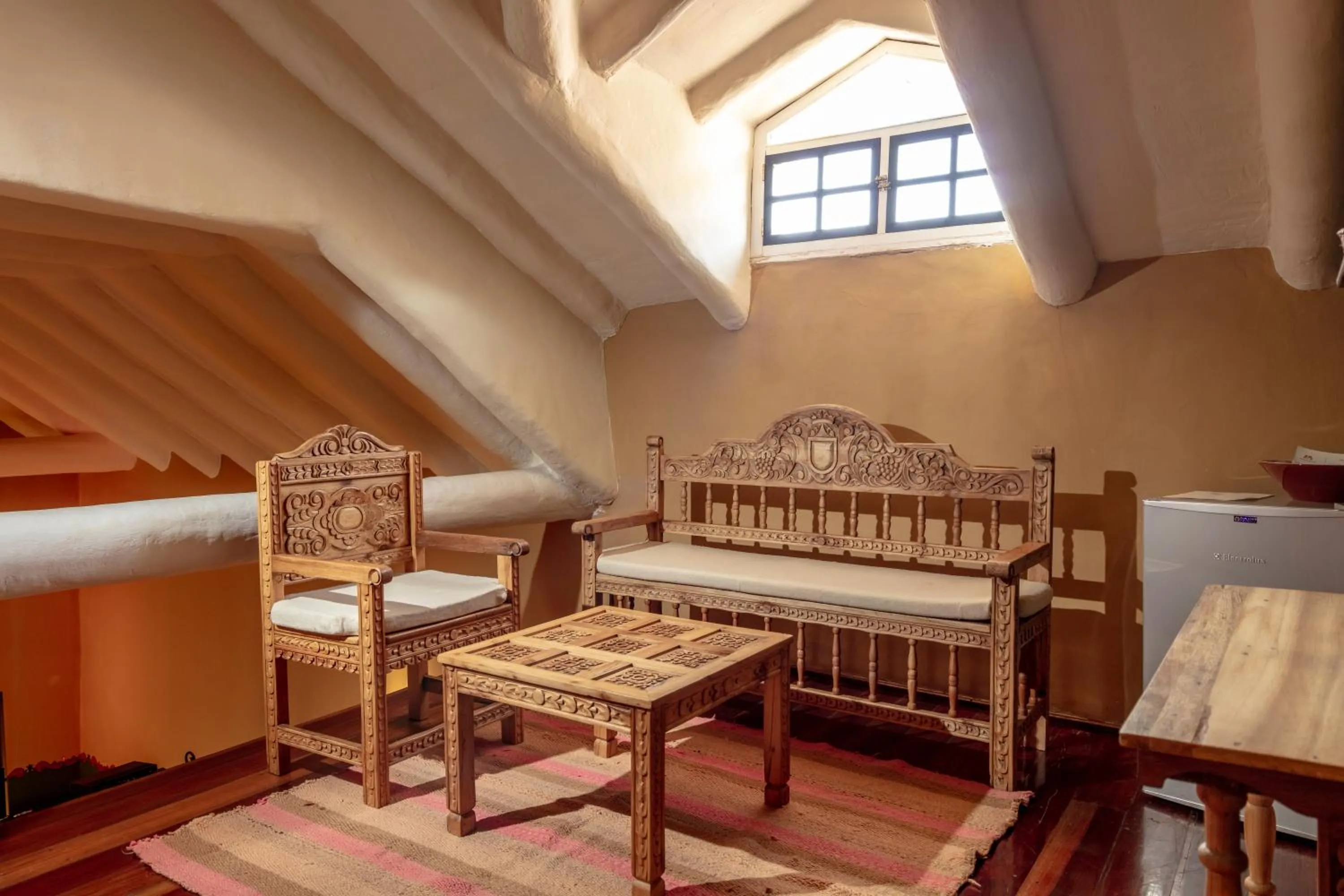 Living room in Tambo del Arriero Hotel Boutique