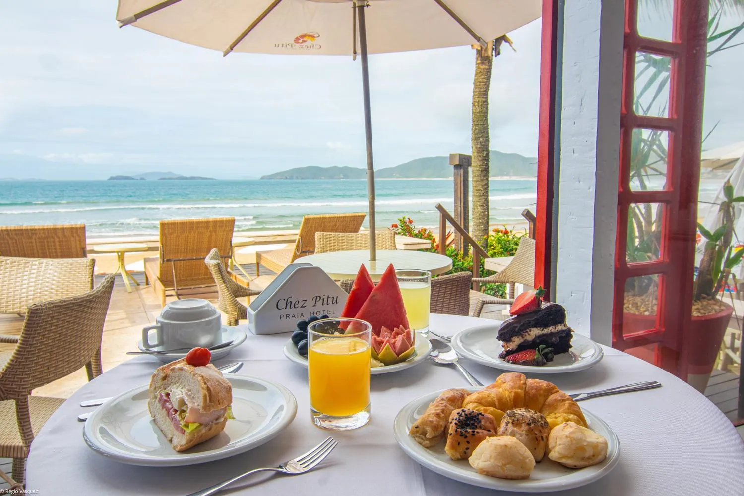 Sea view in Chez Pitu Praia Hotel