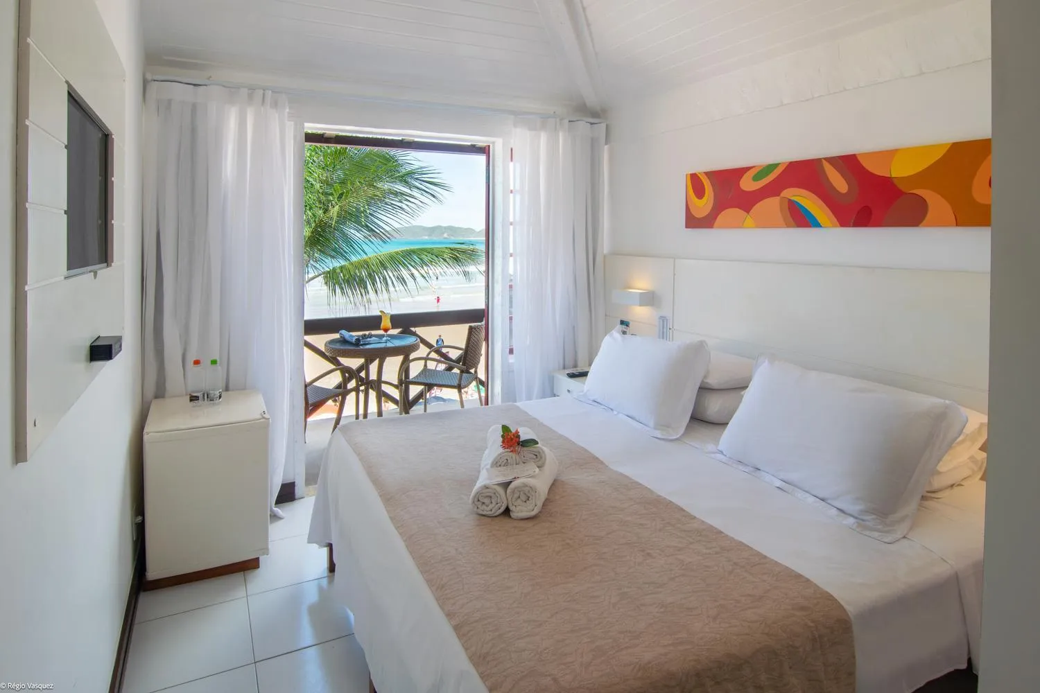 Bed in Chez Pitu Praia Hotel