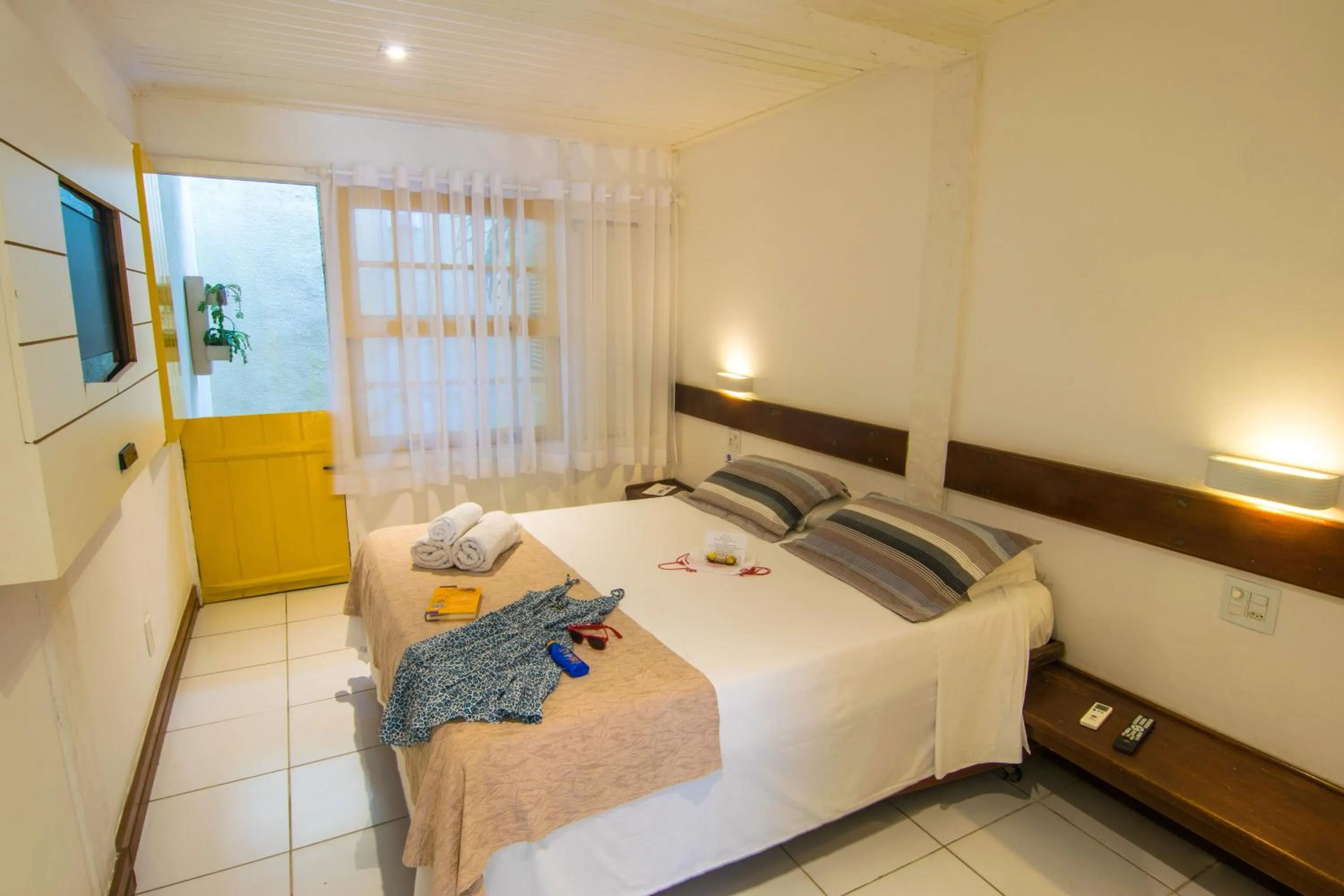 Bed in Chez Pitu Praia Hotel