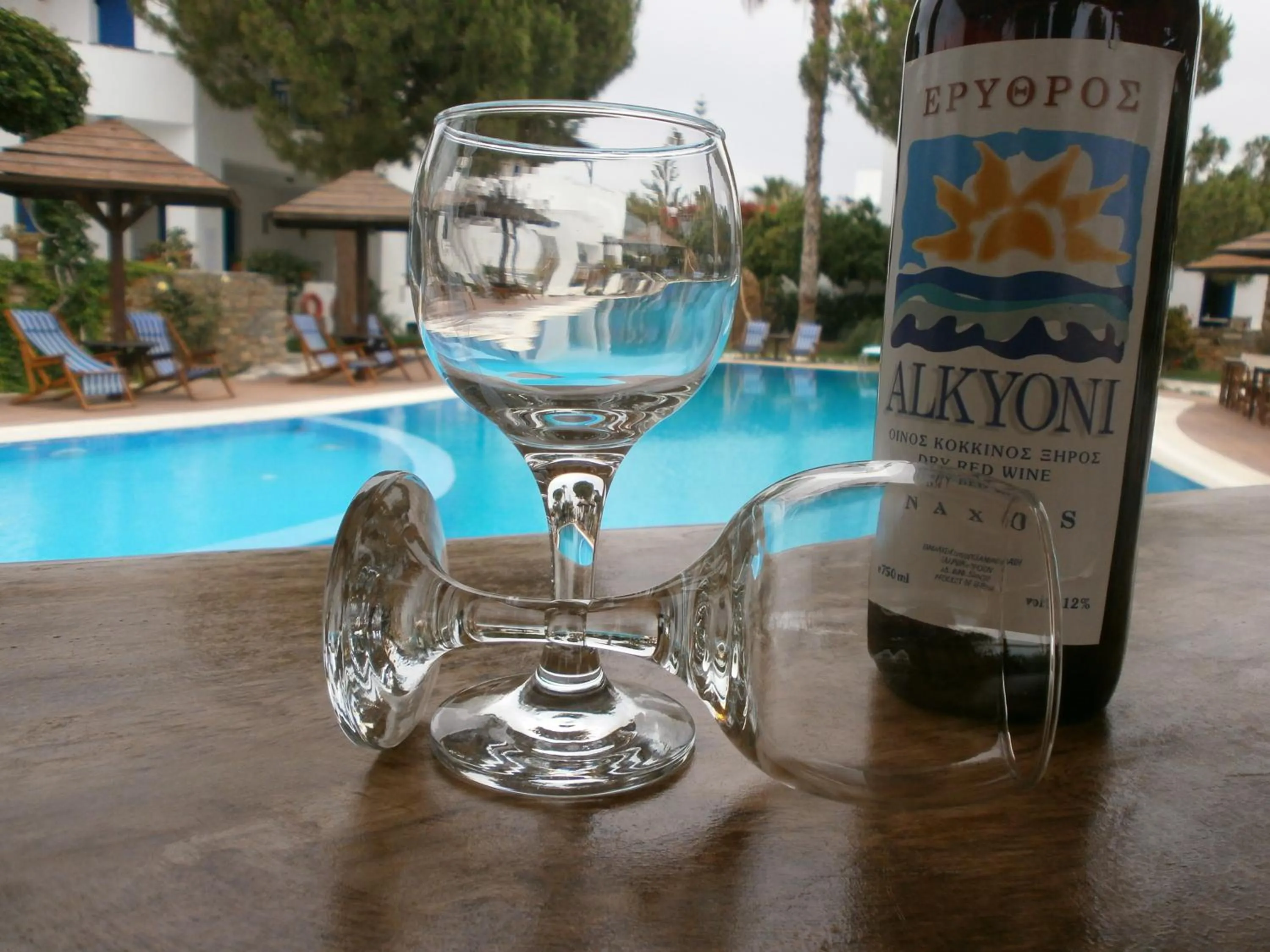 Swimming pool in Alkyoni Beach Hotel