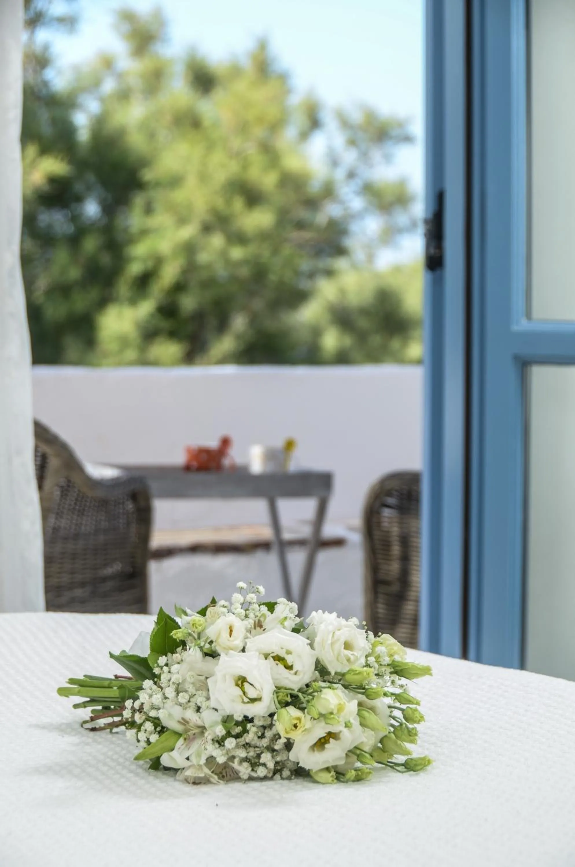 Balcony/Terrace in Alkyoni Beach Hotel
