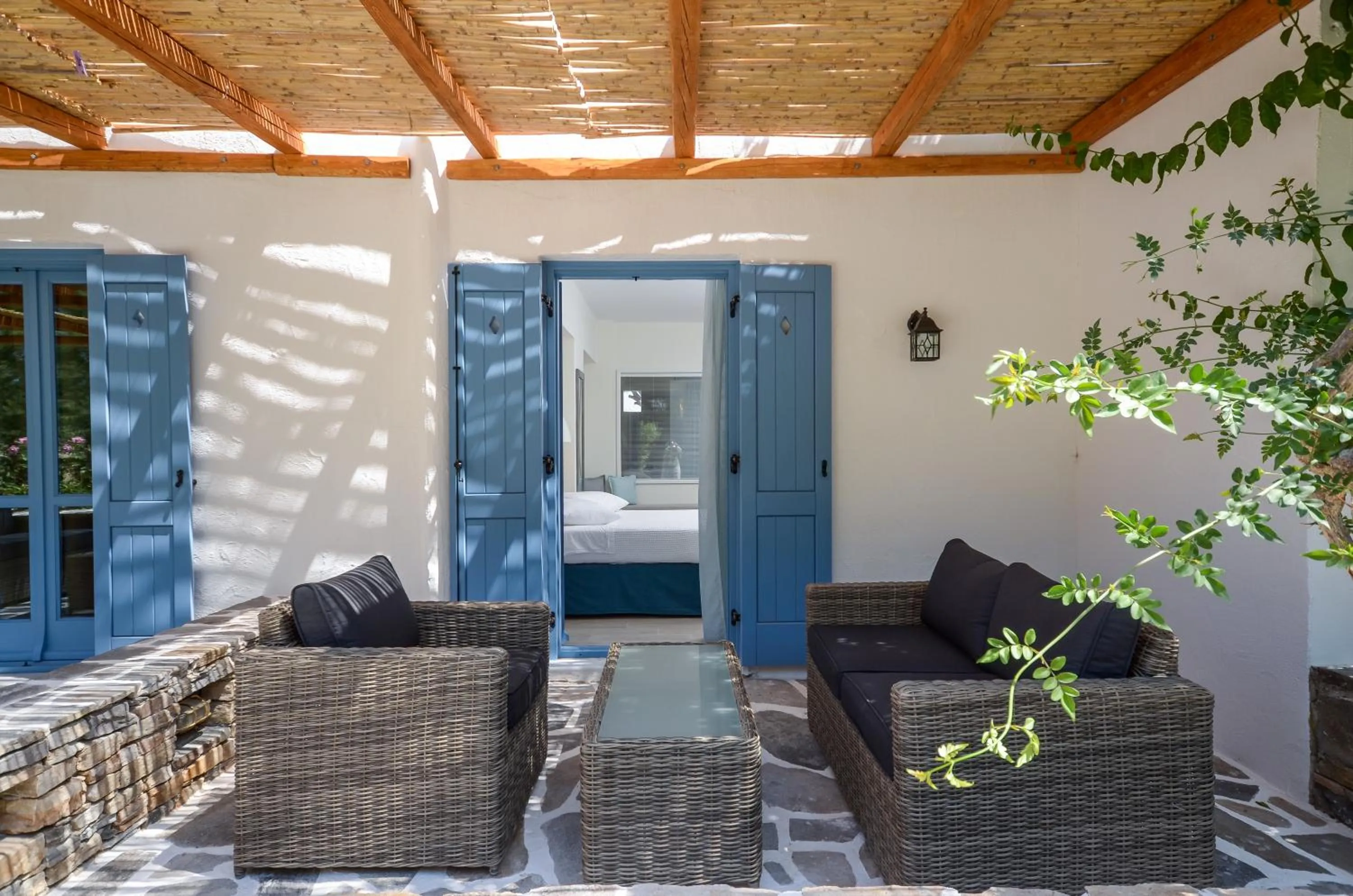 Balcony/Terrace in Alkyoni Beach Hotel