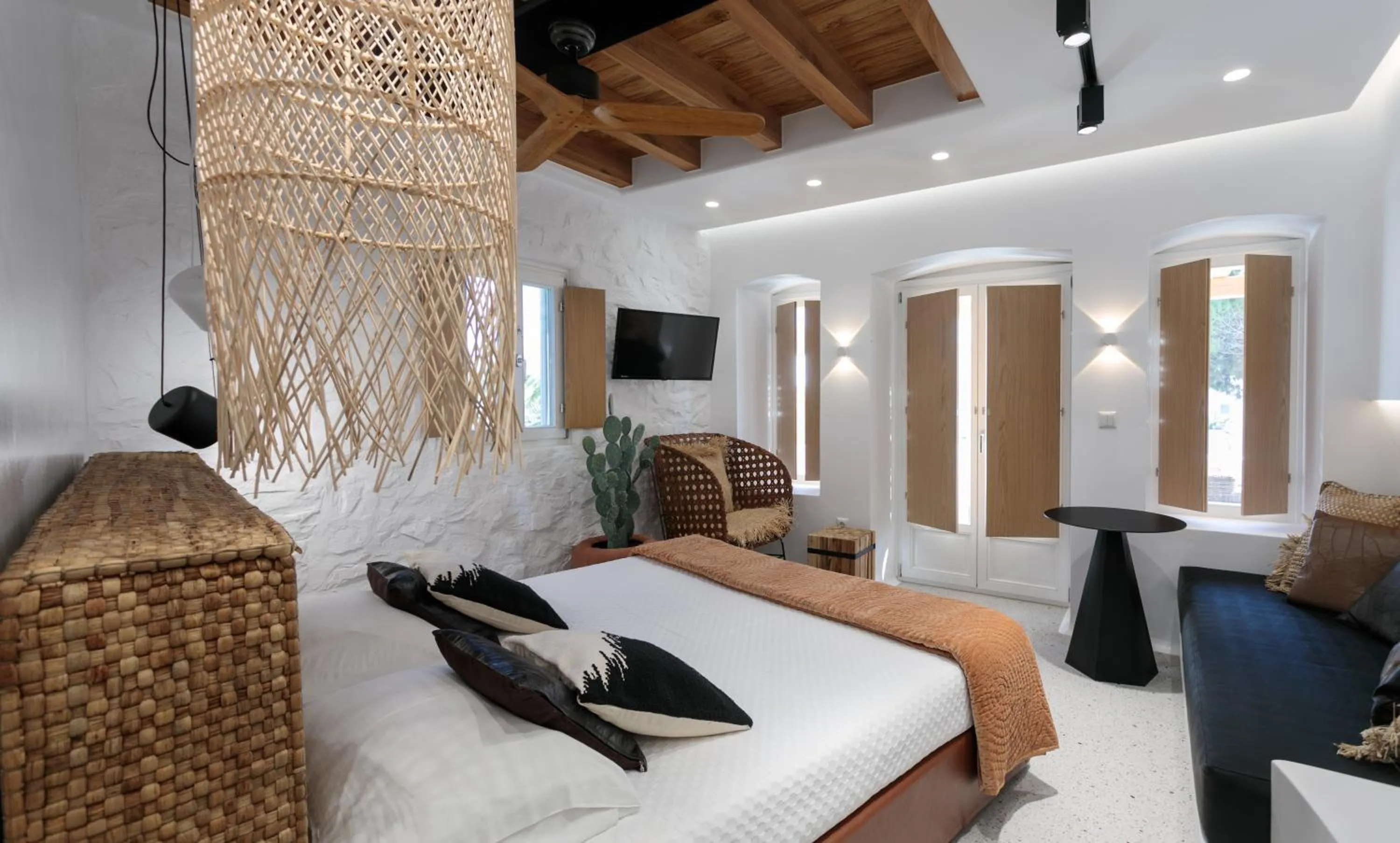 Bedroom in Alkyoni Beach Hotel