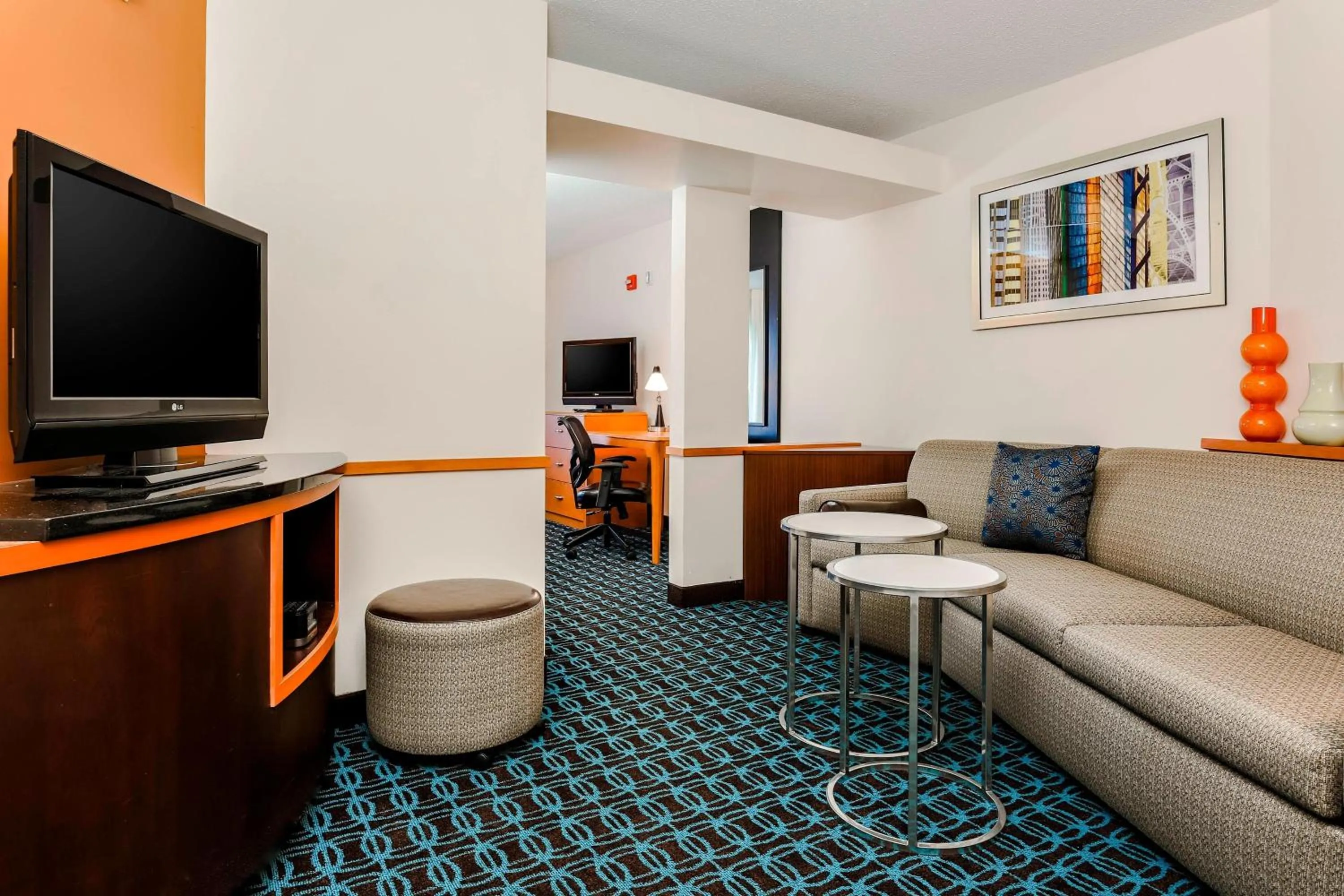 Living room in Fairfield by Marriott Wilkes-Barre