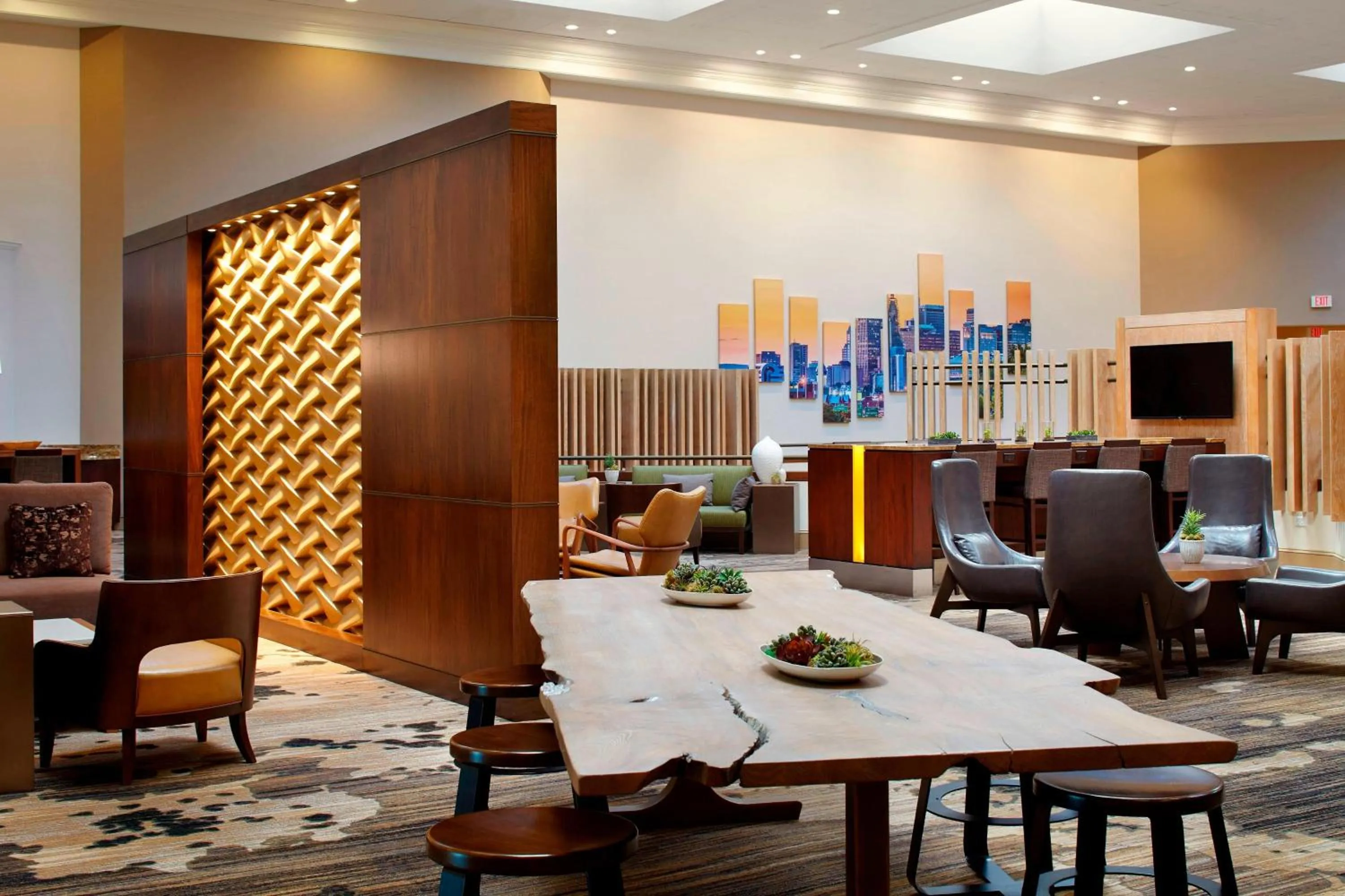 View (from property/room) in Marriott Hartford/Windsor Airport