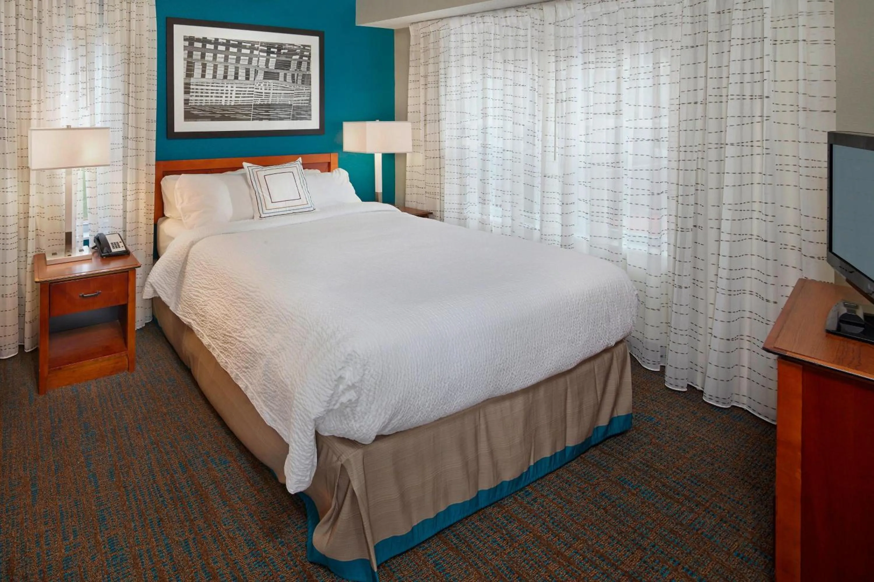 Bedroom, Bed in Residence Inn Hartford Avon