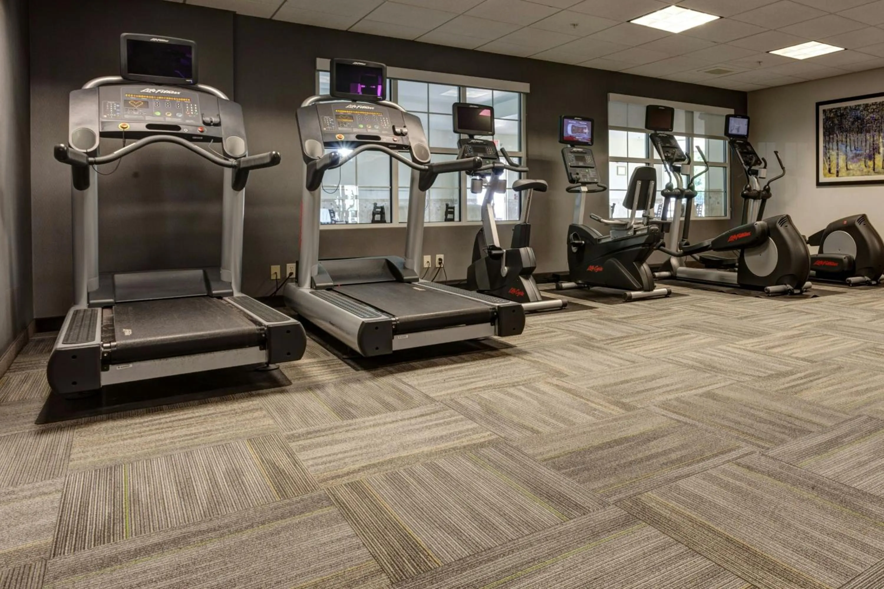 Fitness centre/facilities in Courtyard Hadley Amherst