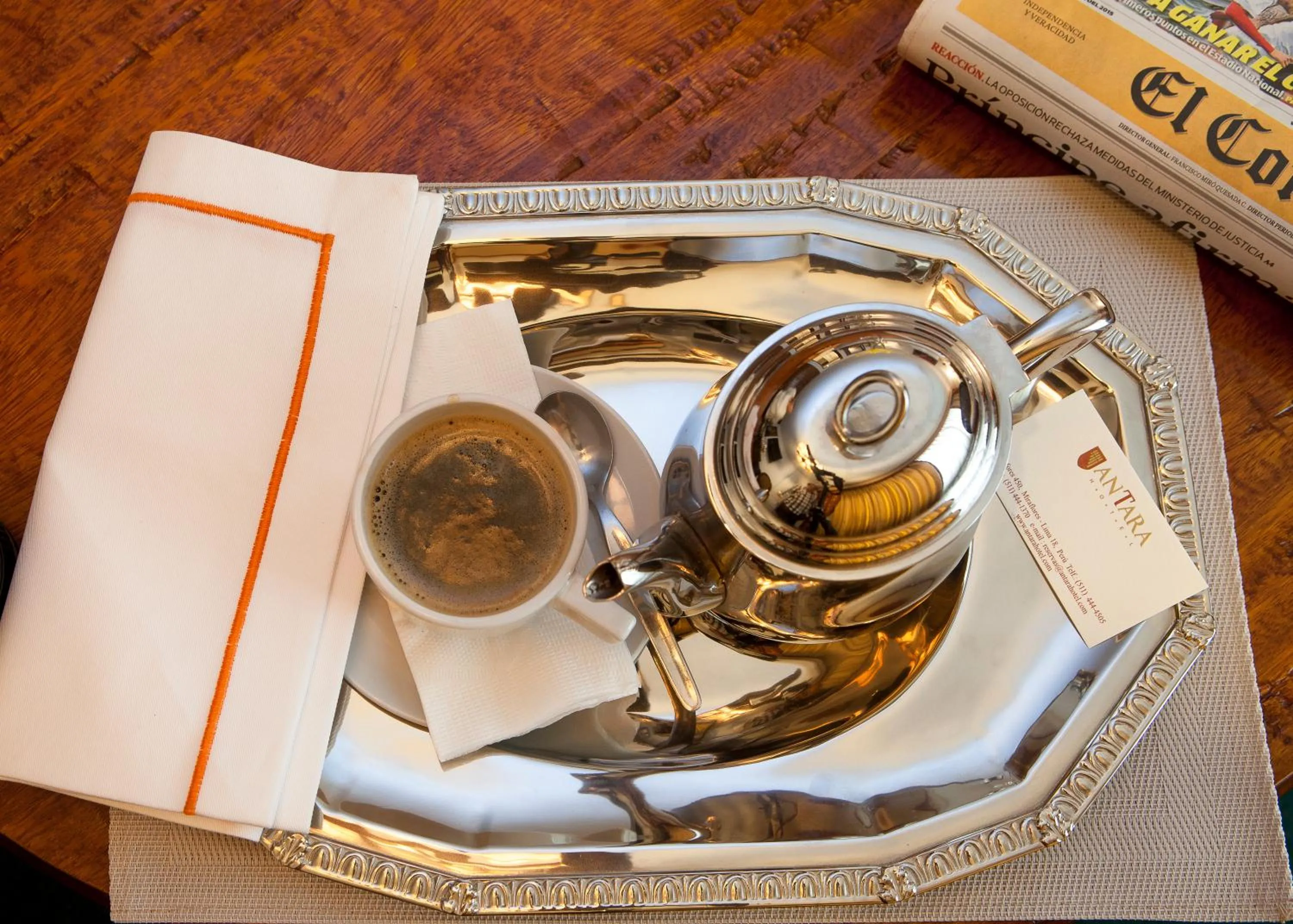 Food and drinks in Antara Hotel & Suites - Miraflores