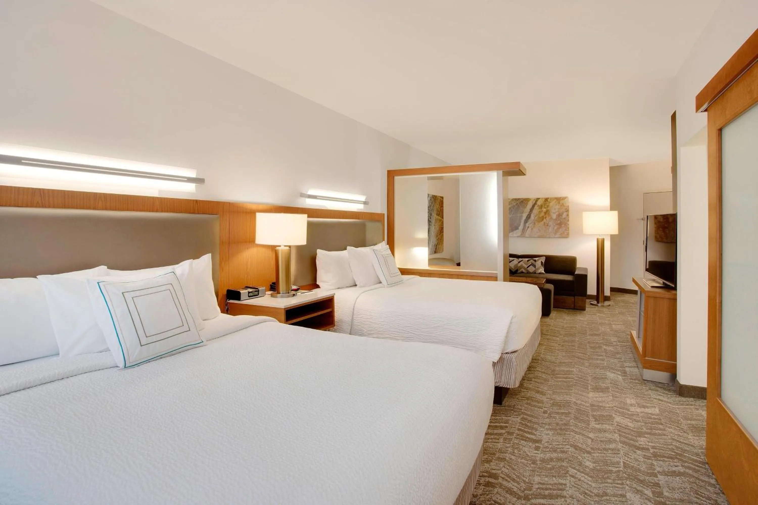 Bedroom, Bed in SpringHill Suites Hartford Airport/Windsor Locks