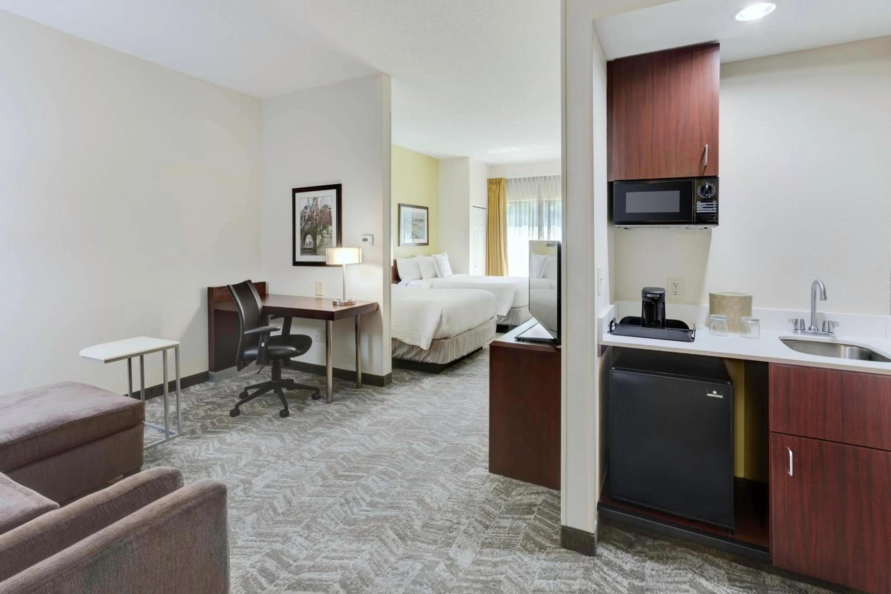 Photo of the whole room, Bed in SpringHill Suites Milford