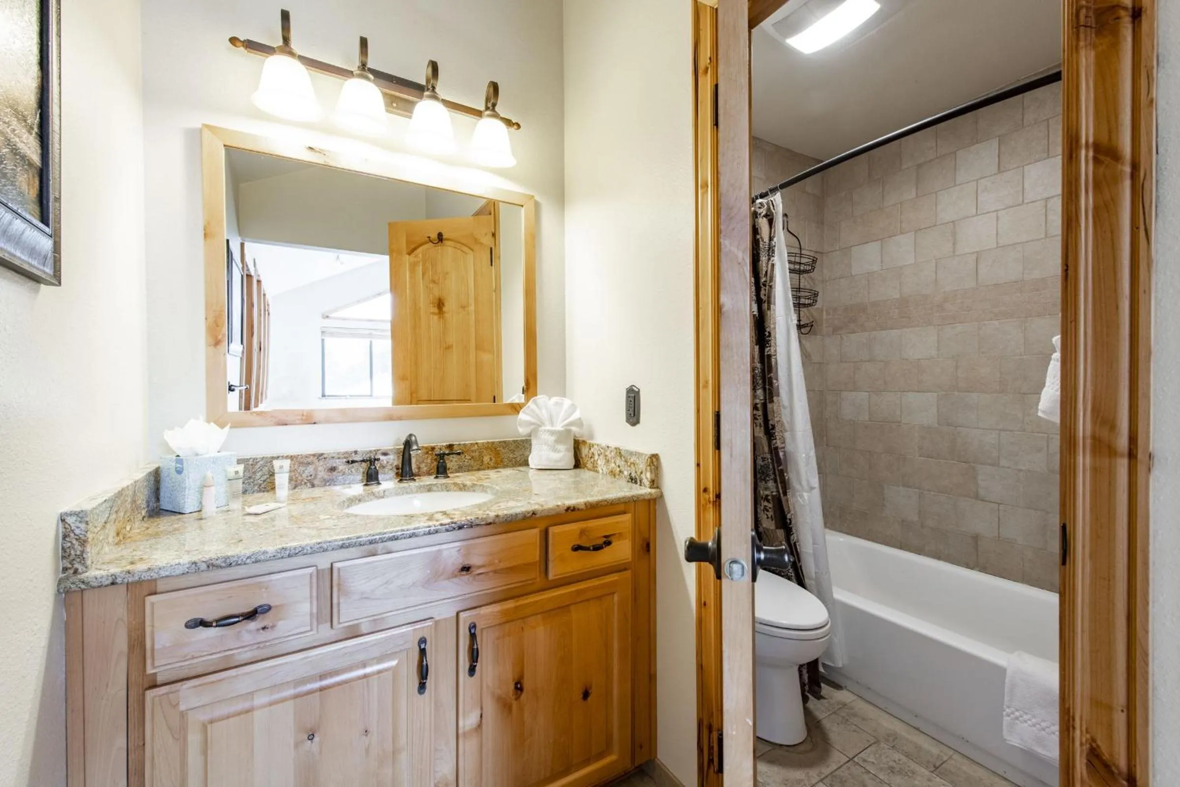 Bathroom in Red Pine Condominiums by All Seasons Resort Lodging