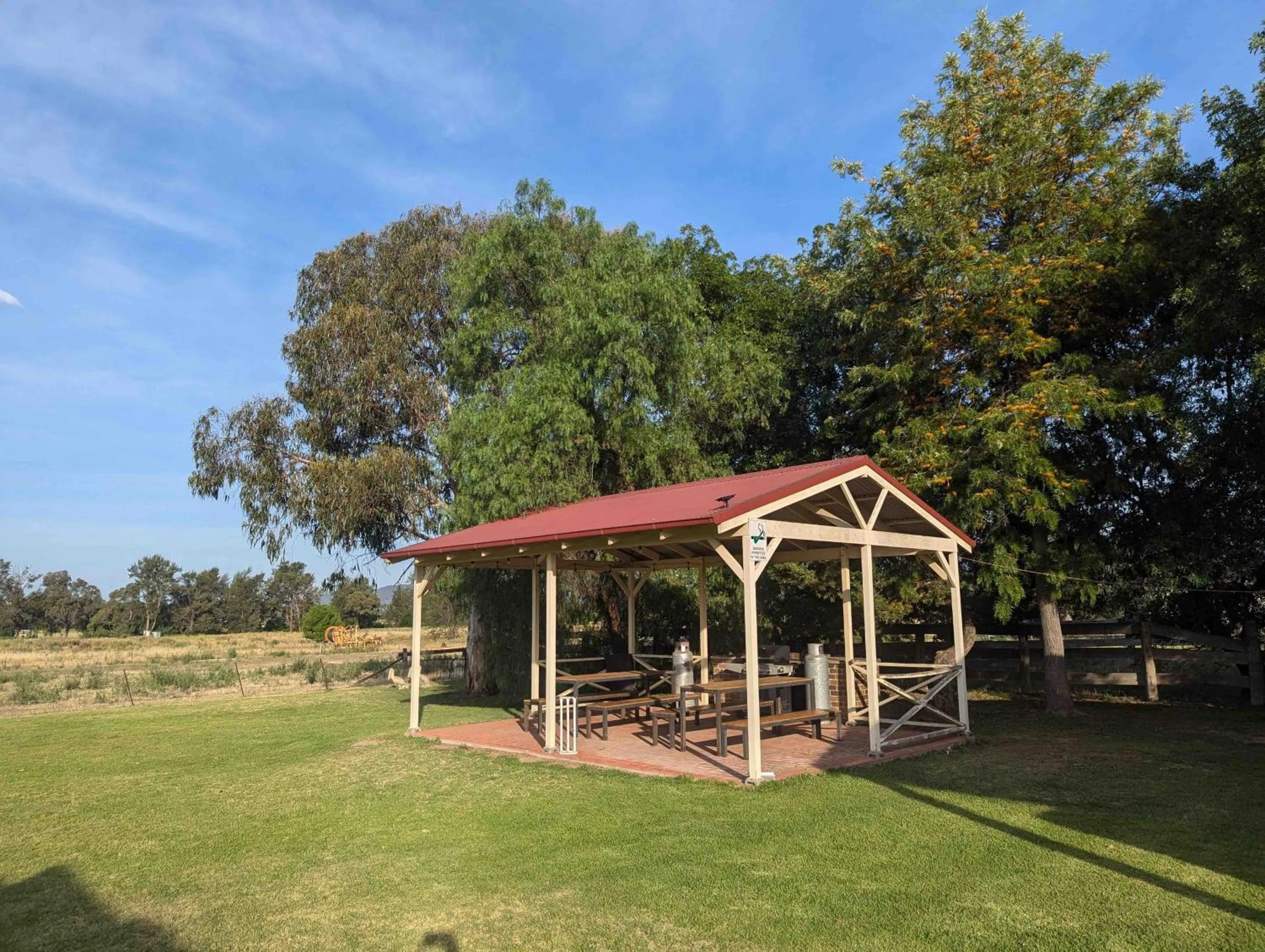 BBQ facilities in The Cudgee at Mudgee
