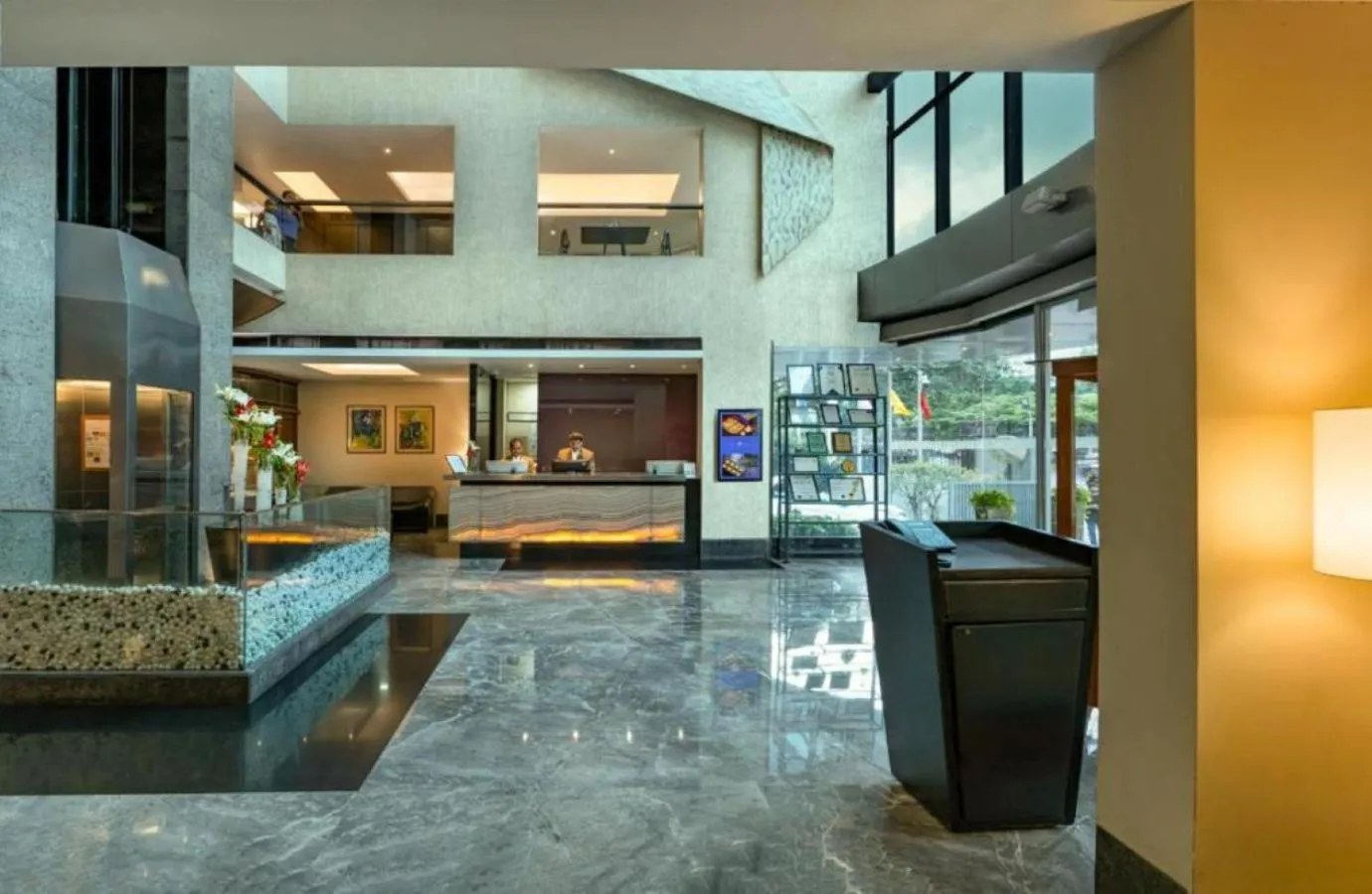 Seating area in The Mirador