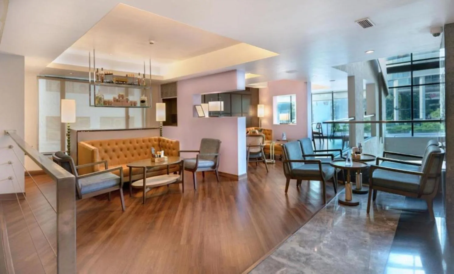 Seating area in The Mirador