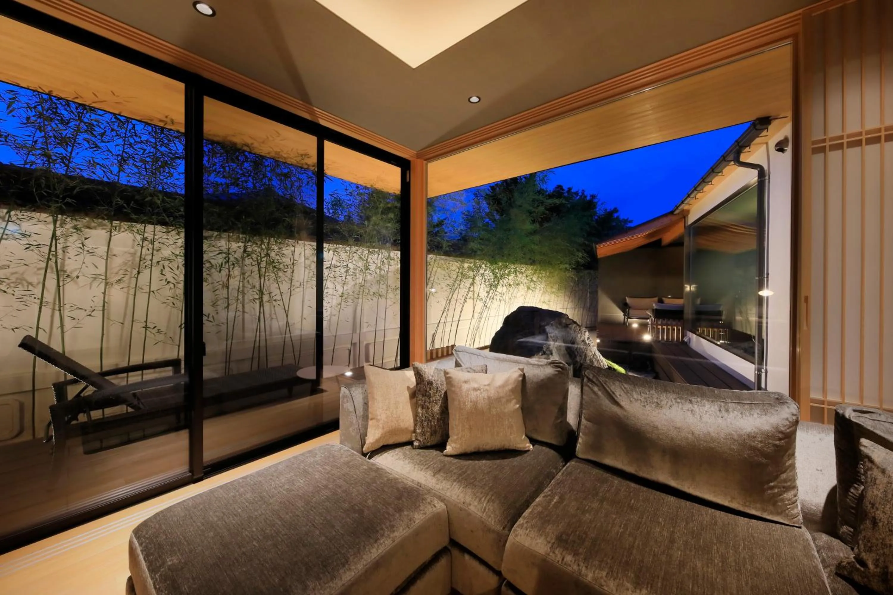 Living room in Fuji Onsenji Yumedono