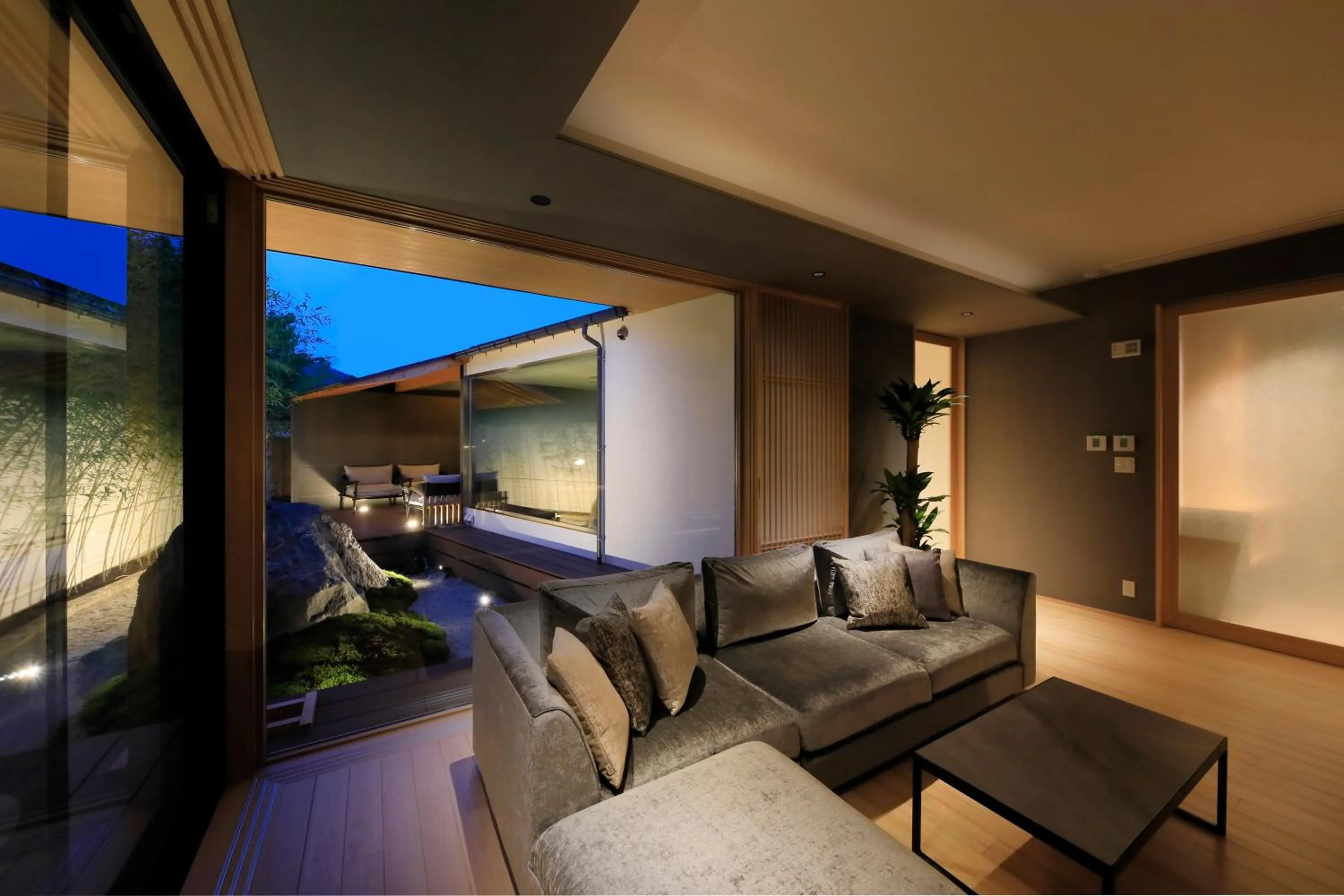 Living room in Fuji Onsenji Yumedono