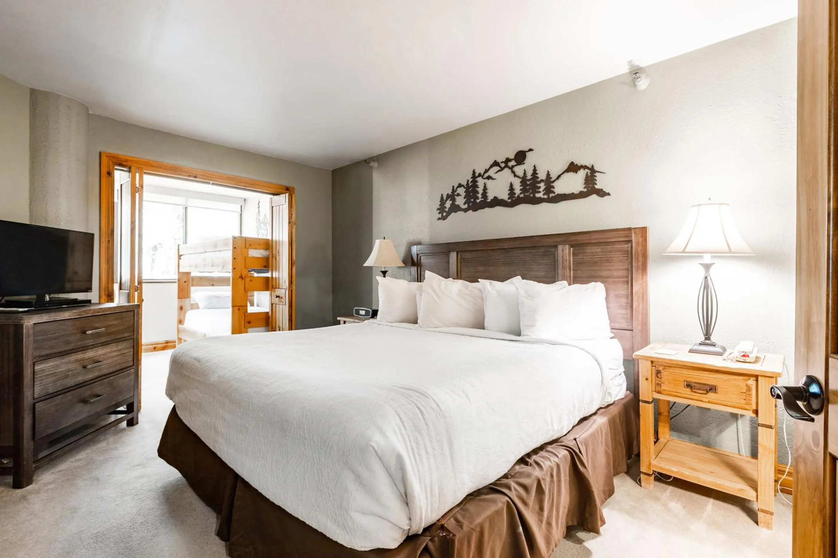 Bed in Silver King by All Seasons Resort Lodging