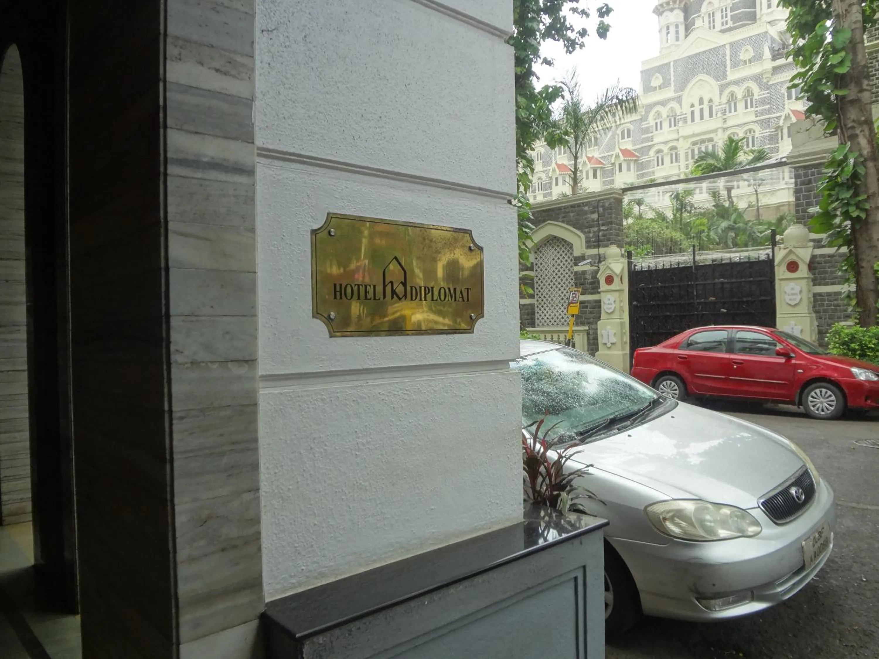 Facade/entrance in Hotel Diplomat, Colaba
