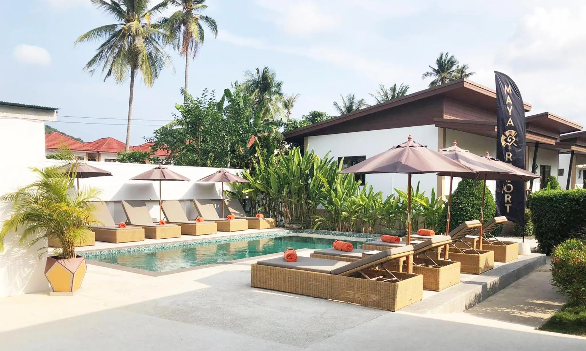 Swimming pool in Maya Resort Samui - Family resort-Sha Plus Extra