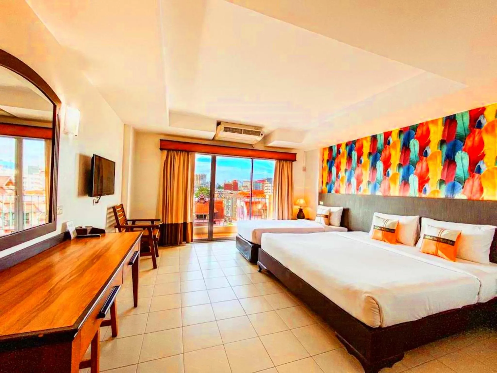 Guests, Bed in Piyada Residence By TecHotels - Guest Friendly - Near to Beach, Famous Walking Street - Night Clubs , Bars & Discos