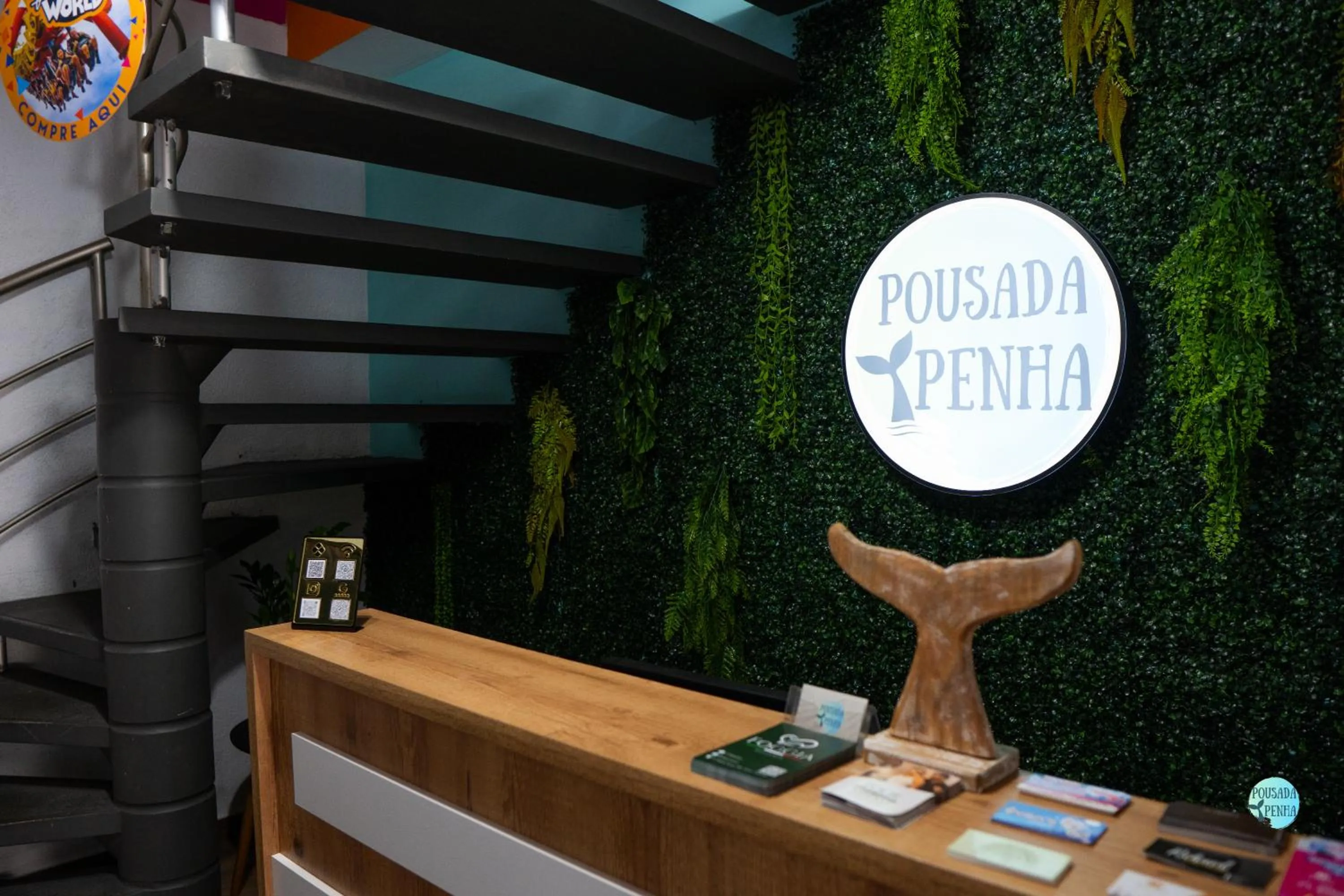 Lobby or reception in Pousada Penha 1 Beto Carrero