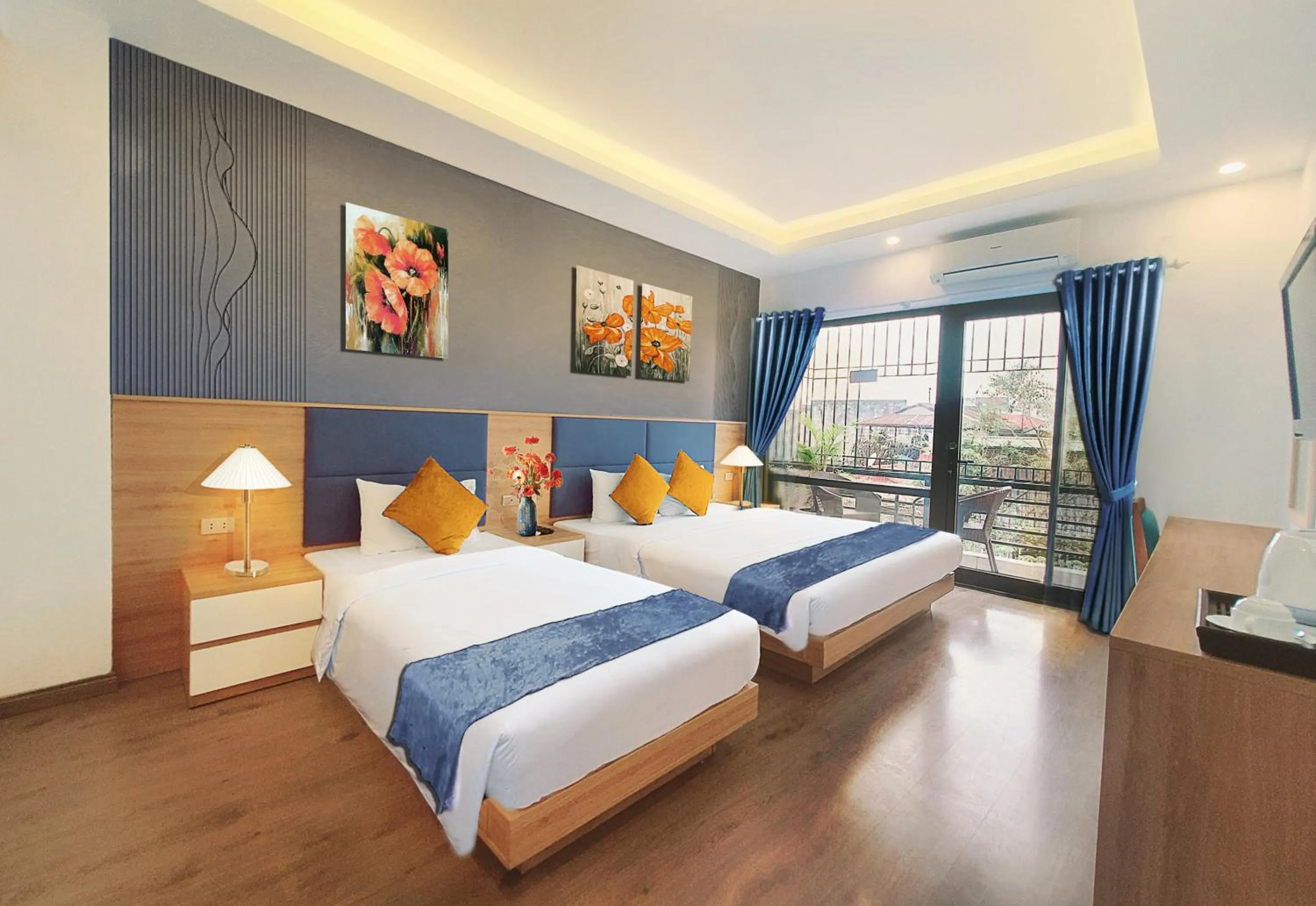 View (from property/room), Bed in Hanoi Amorita Boutique Hotel & Travel