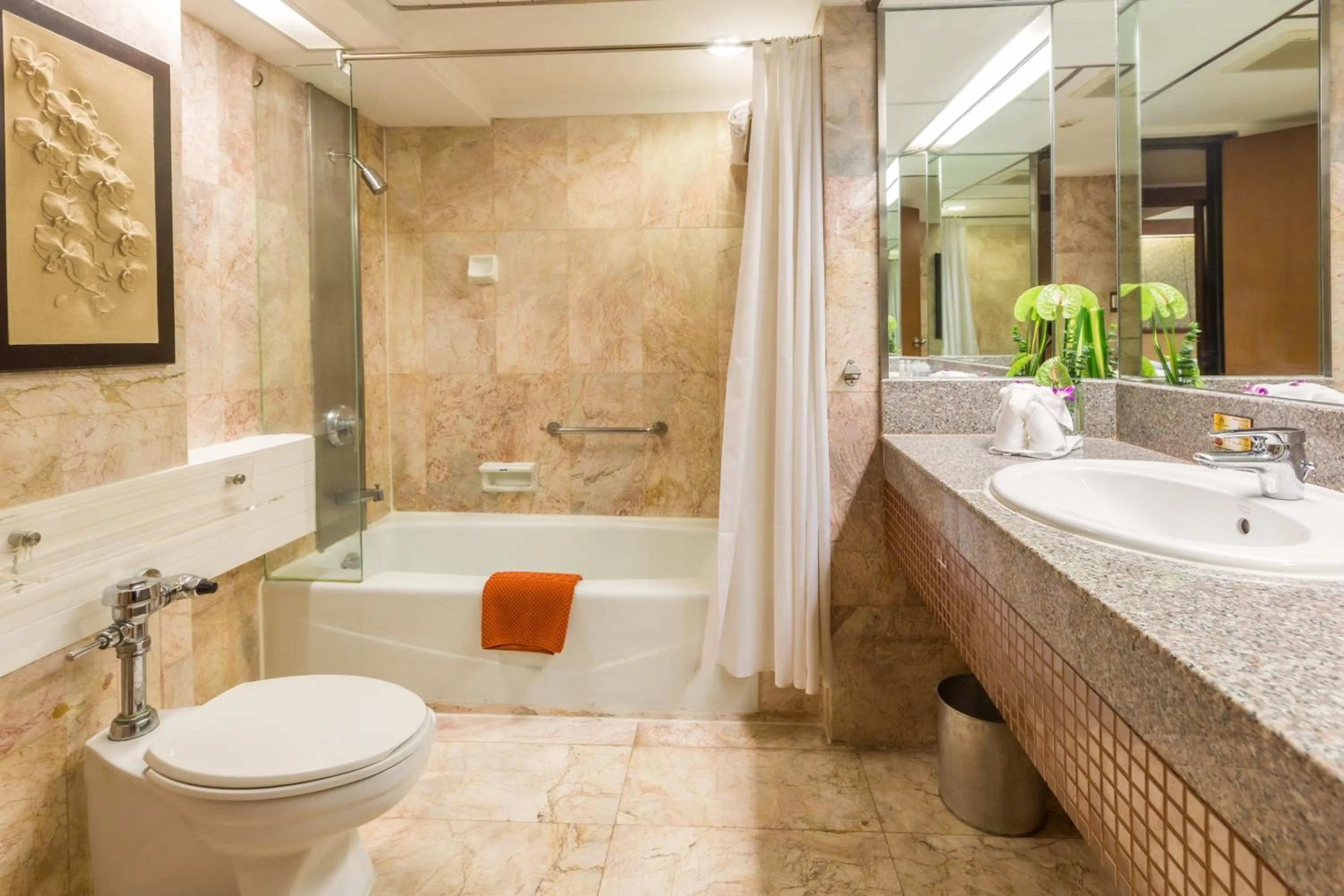 Bathroom in Asia Hotel Bangkok