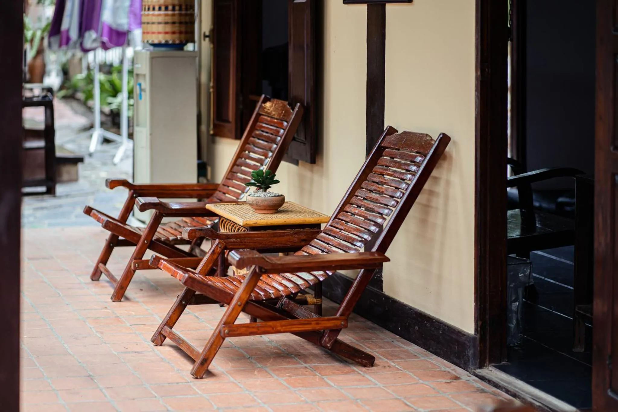 Patio in Villa Khoum Xieng Thong Boutique