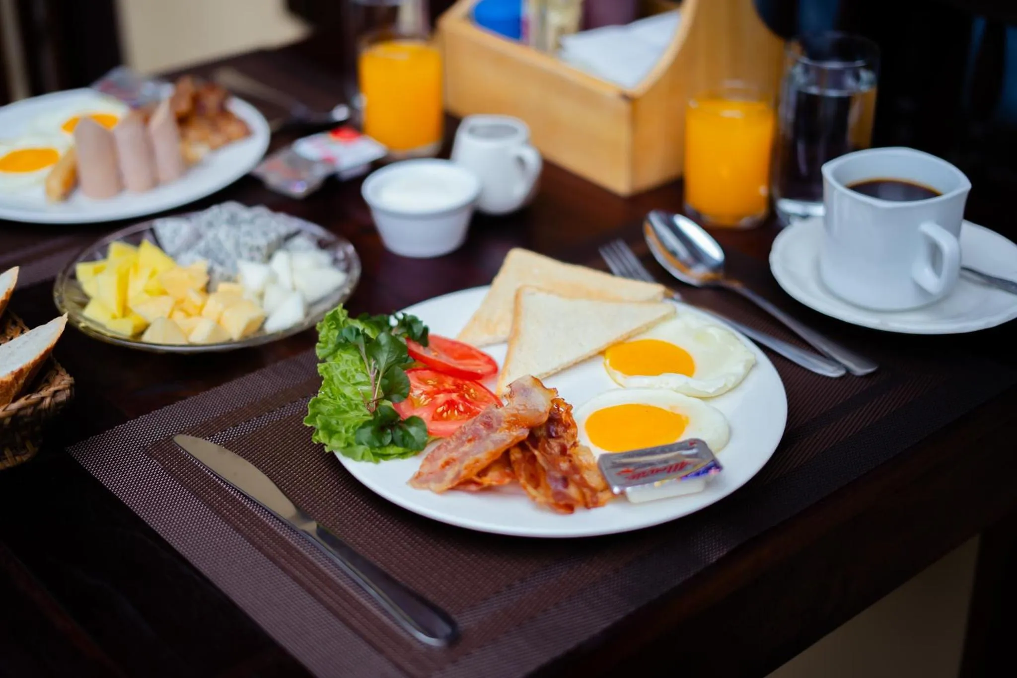 Breakfast in Villa Khoum Xieng Thong Boutique