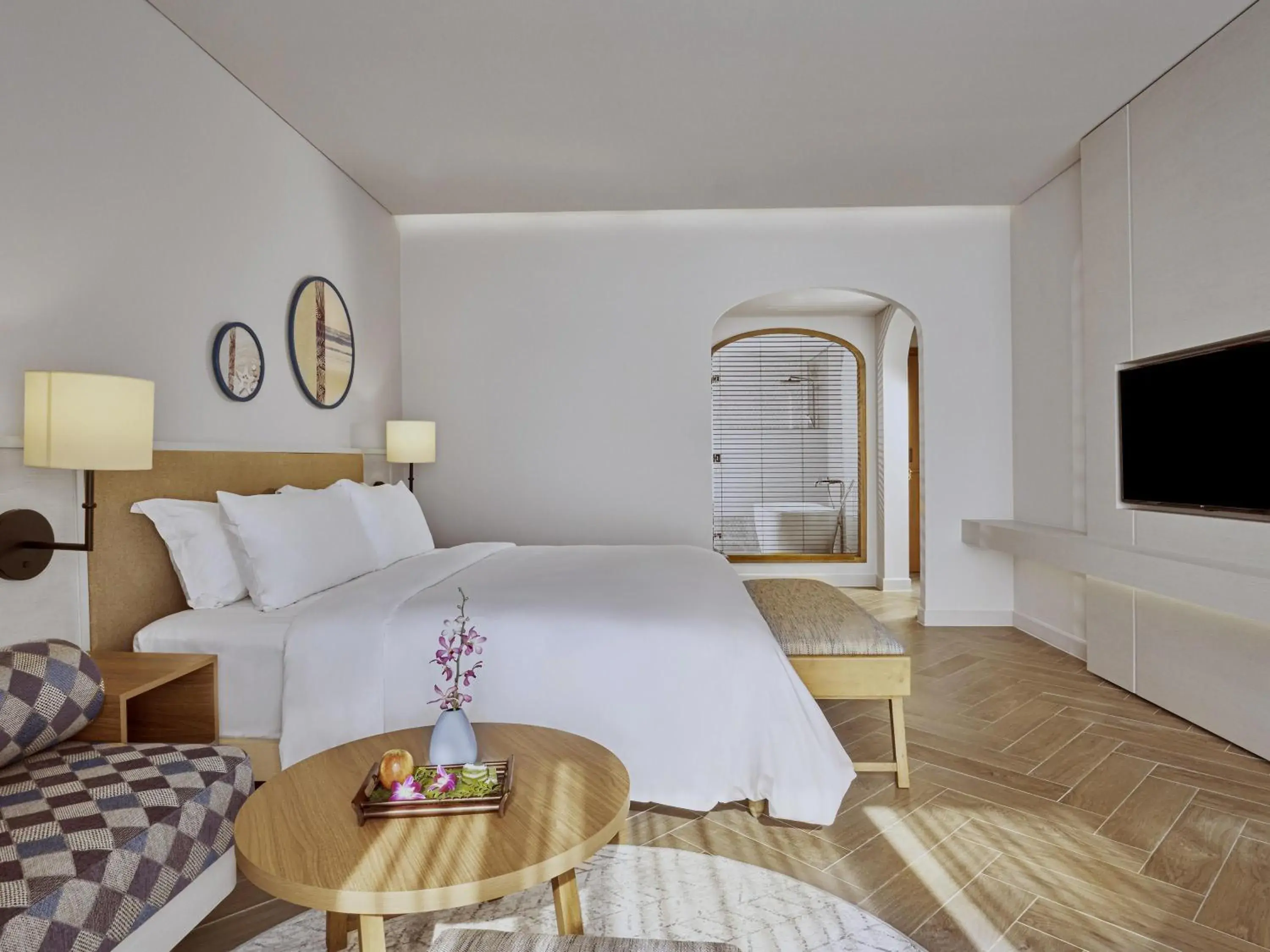 Family Room with One King Bed and Bunk Bed and Sea View in Mercure Vung Tau Resort Family Room with One King Bed and Bunk Bed and Sea View in Mercure Vung Tau Resort