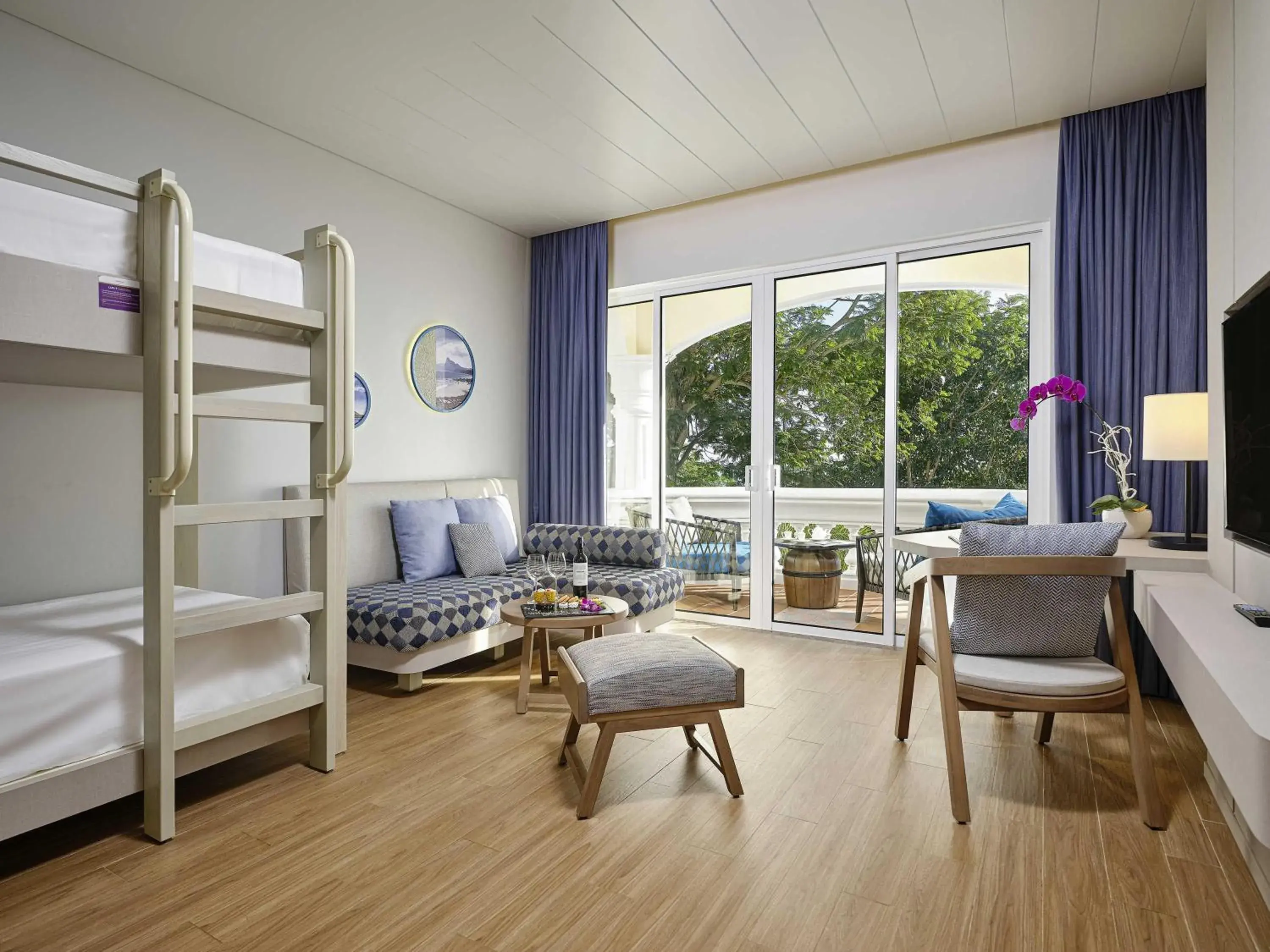 Family Room with One King Bed and One Bunk Bed - Hillside (Across street) in Mercure Vung Tau Resort Family Room with One King Bed and One Bunk Bed - Hillside (Across street) in Mercure Vung Tau Resort