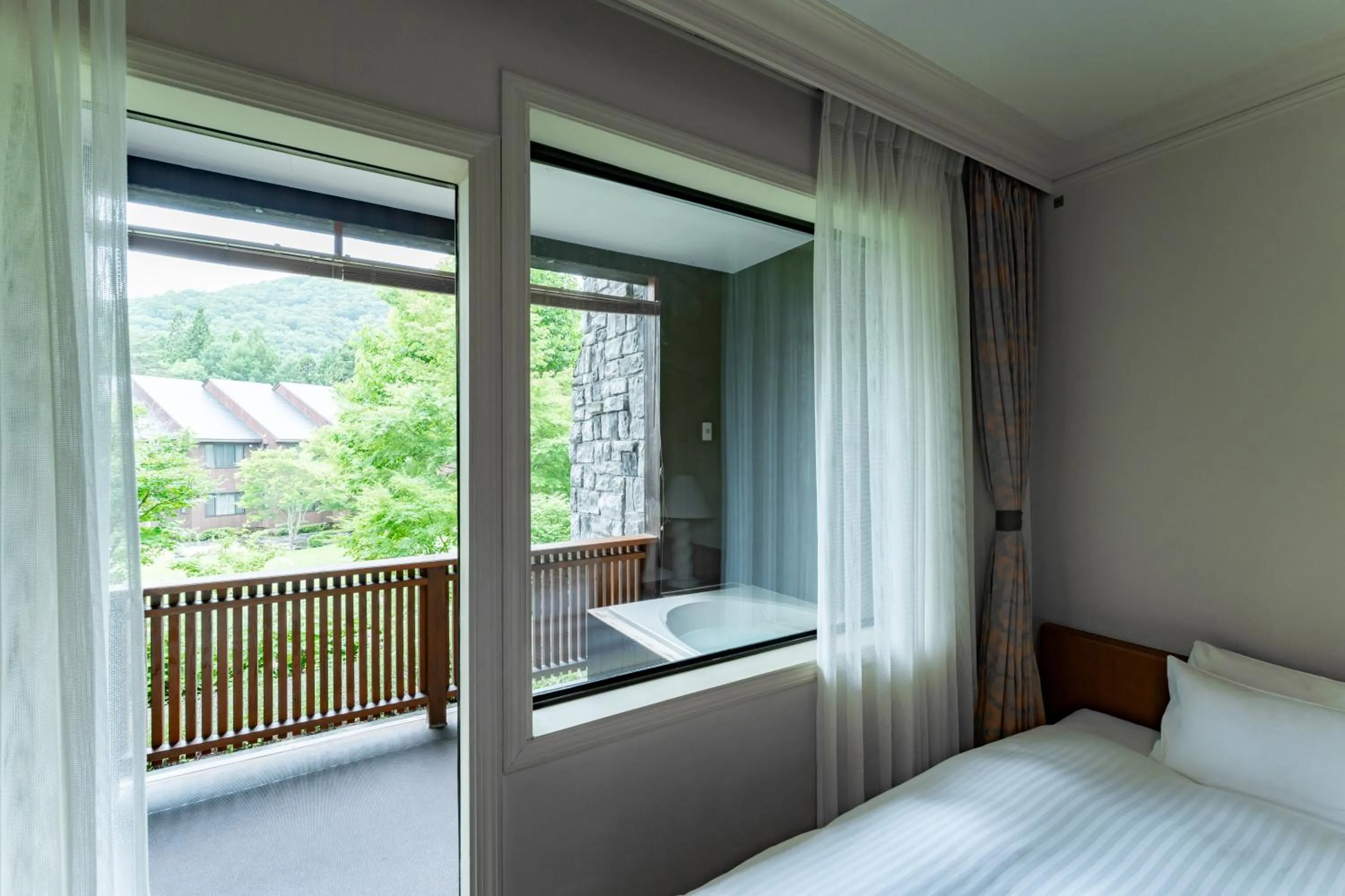 Bed in Hotel Sierra Resort Hakuba
