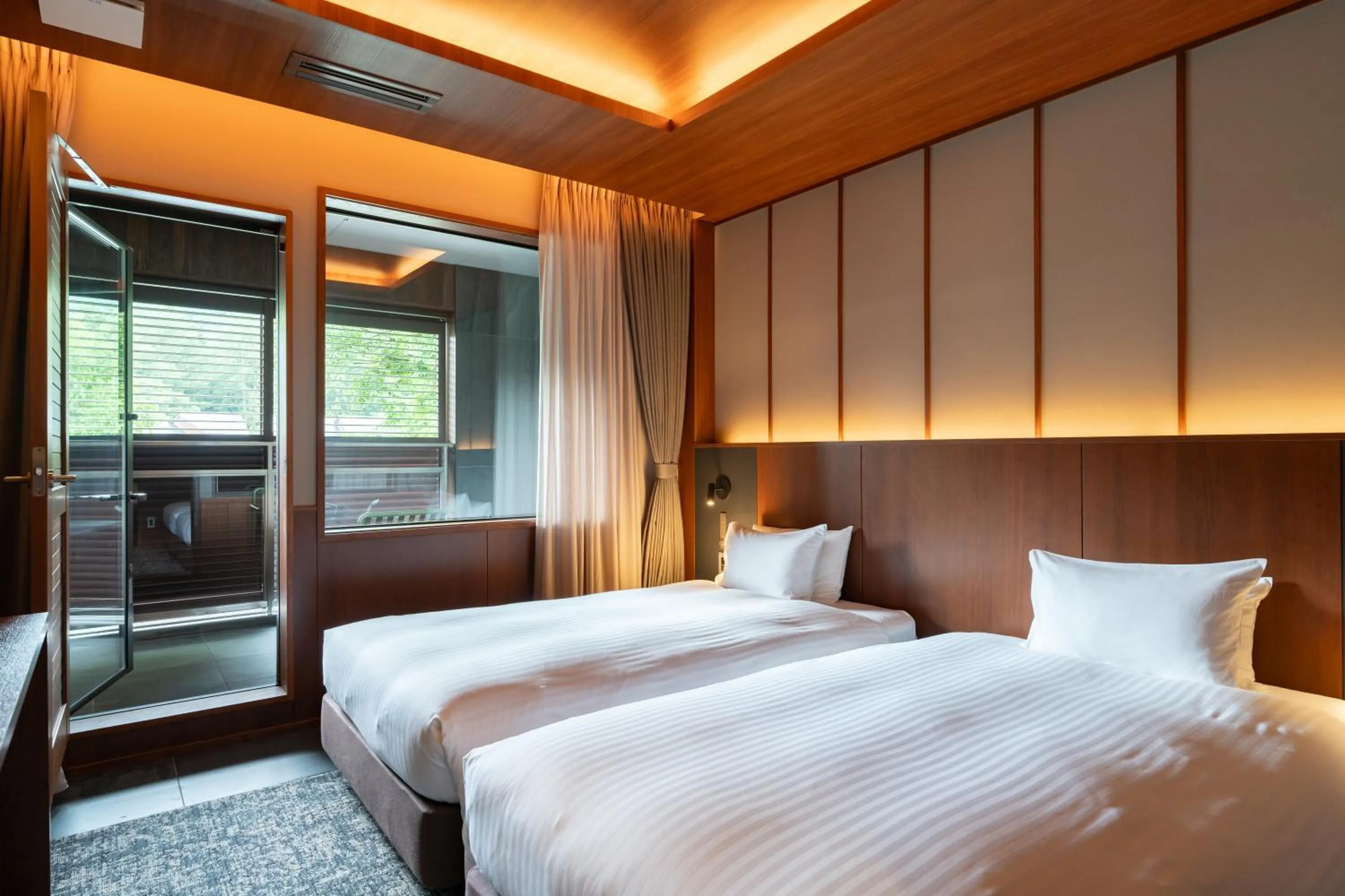 Bed in Hotel Sierra Resort Hakuba