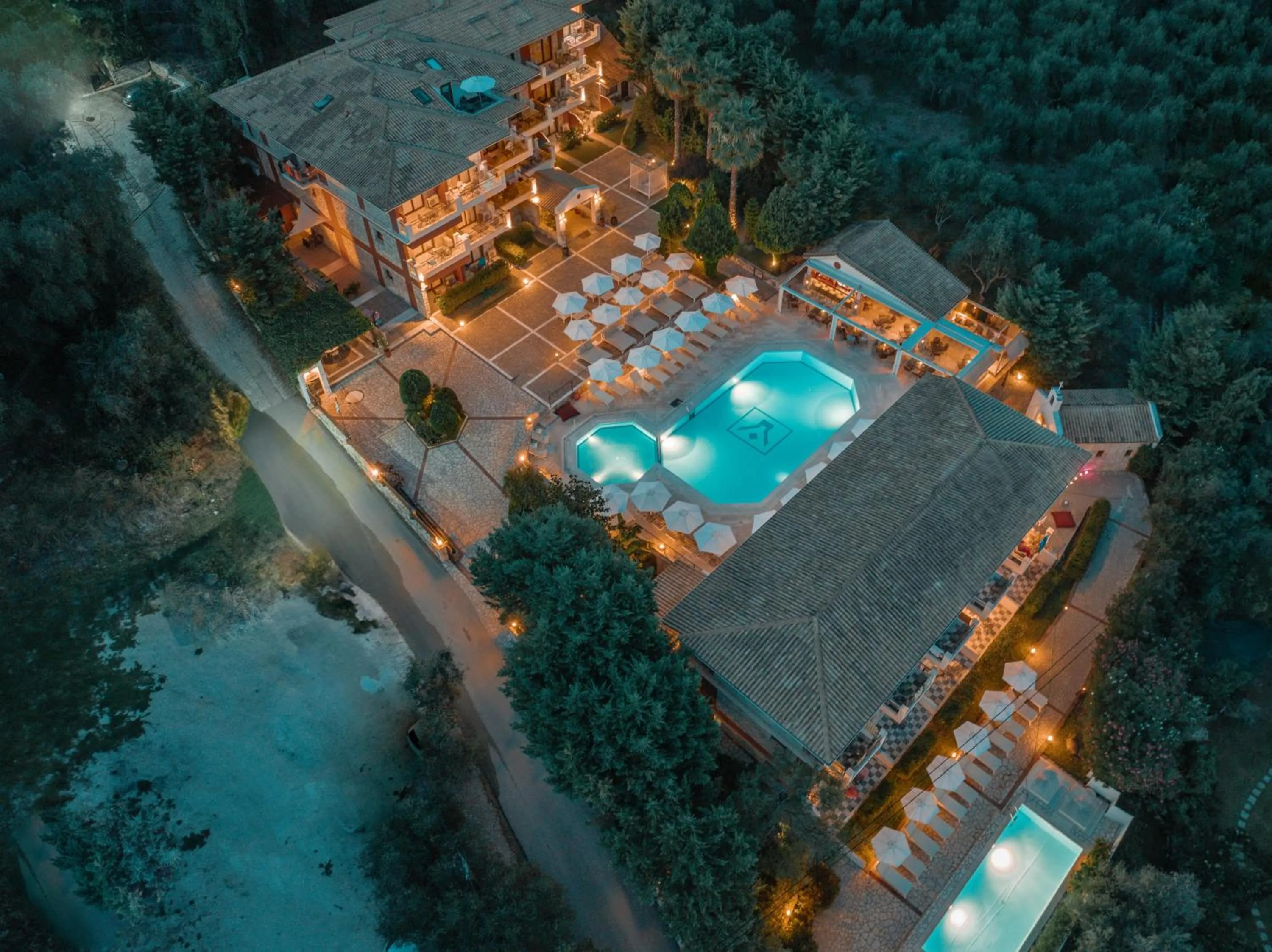 Bird's eye view in Dracos Hotel