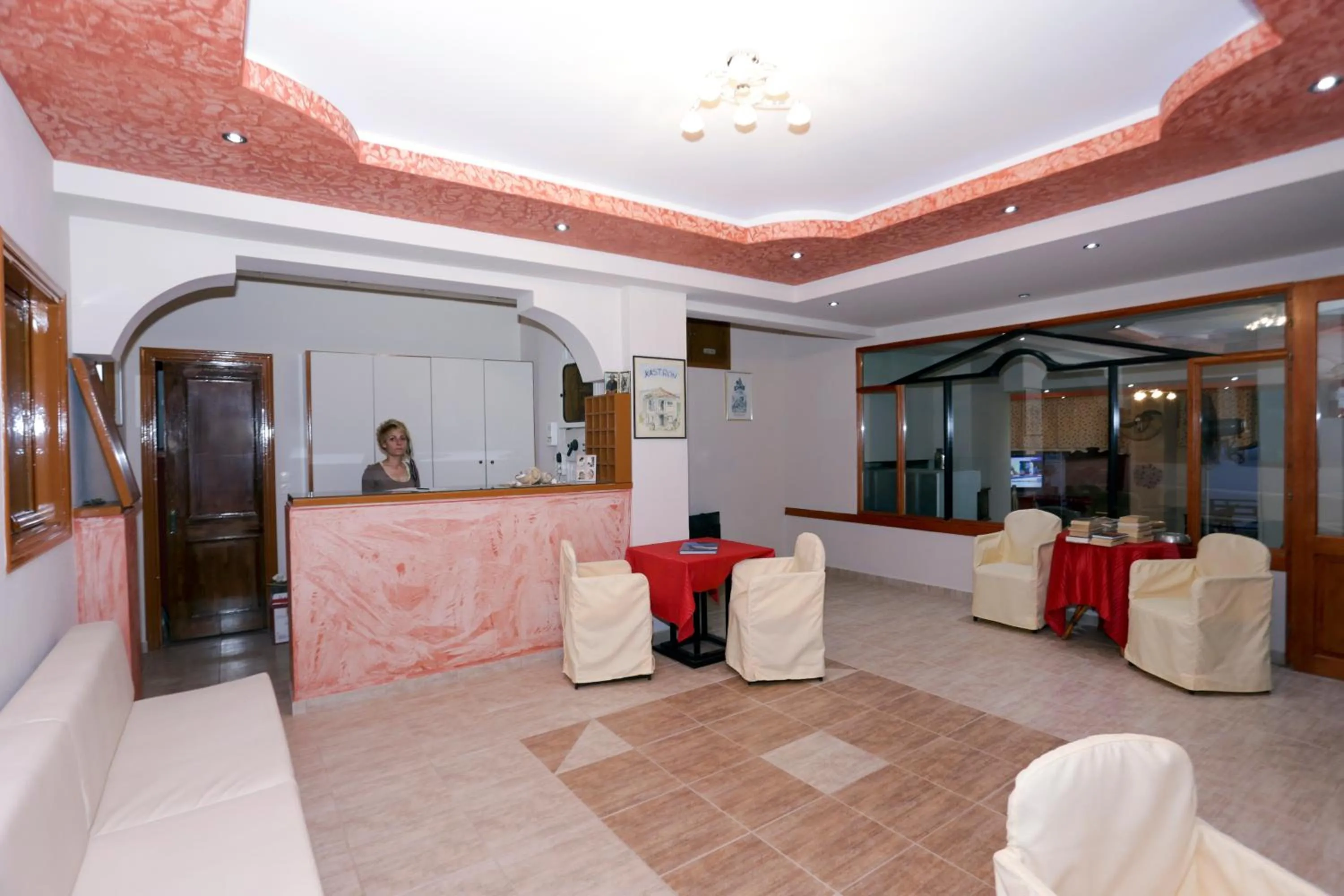 Lobby or reception in Agali Hotel