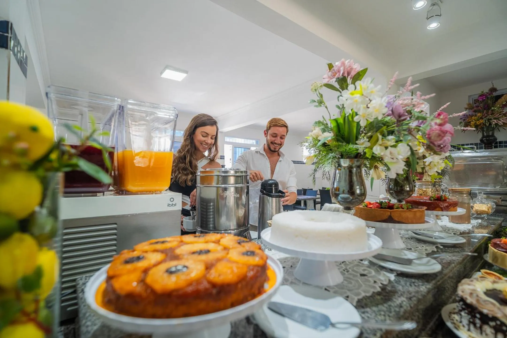 Buffet breakfast in Hotel Pousada do Farol