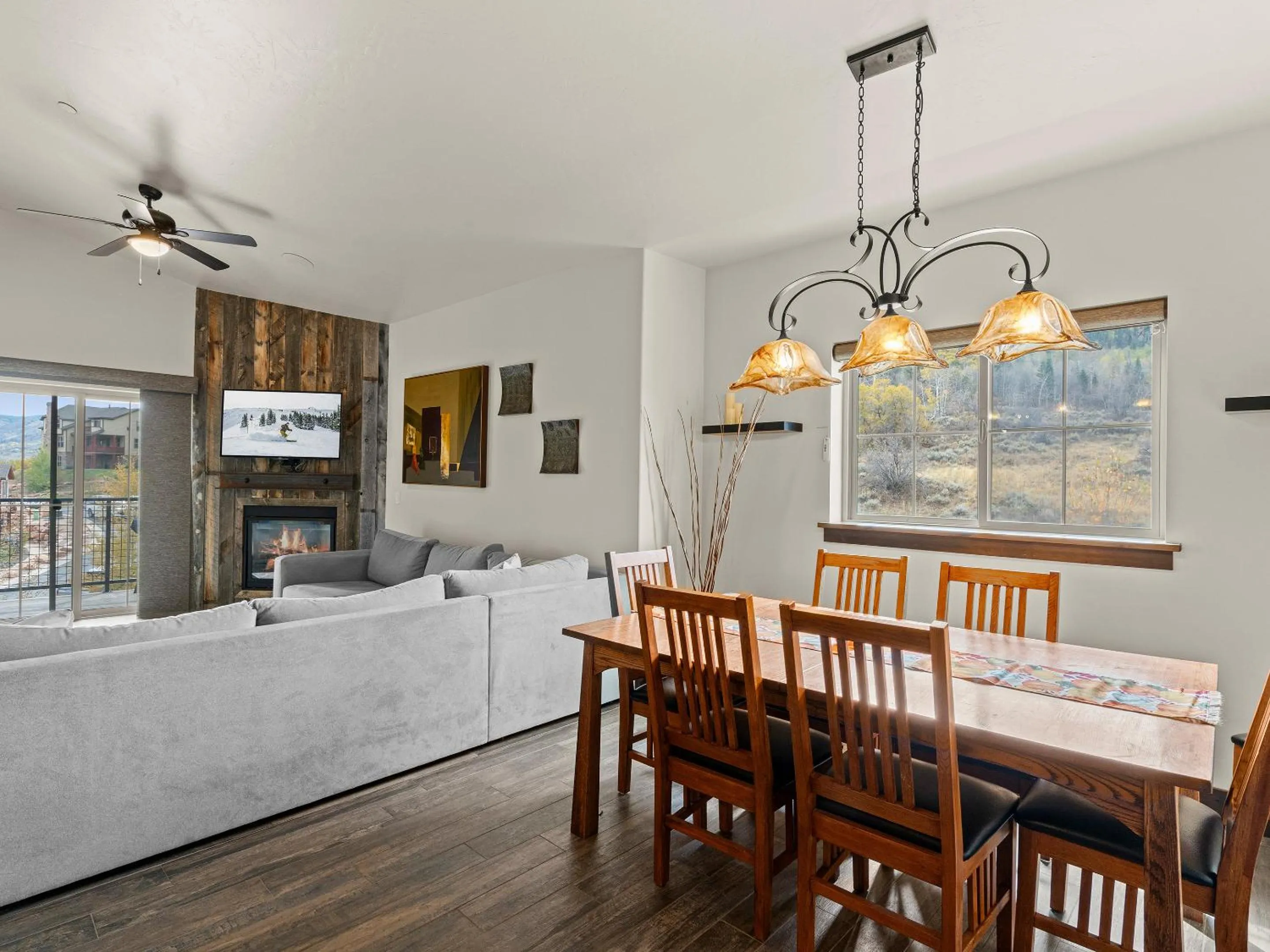 Living room in Bear Hollow Village by All Seasons Resort Lodging