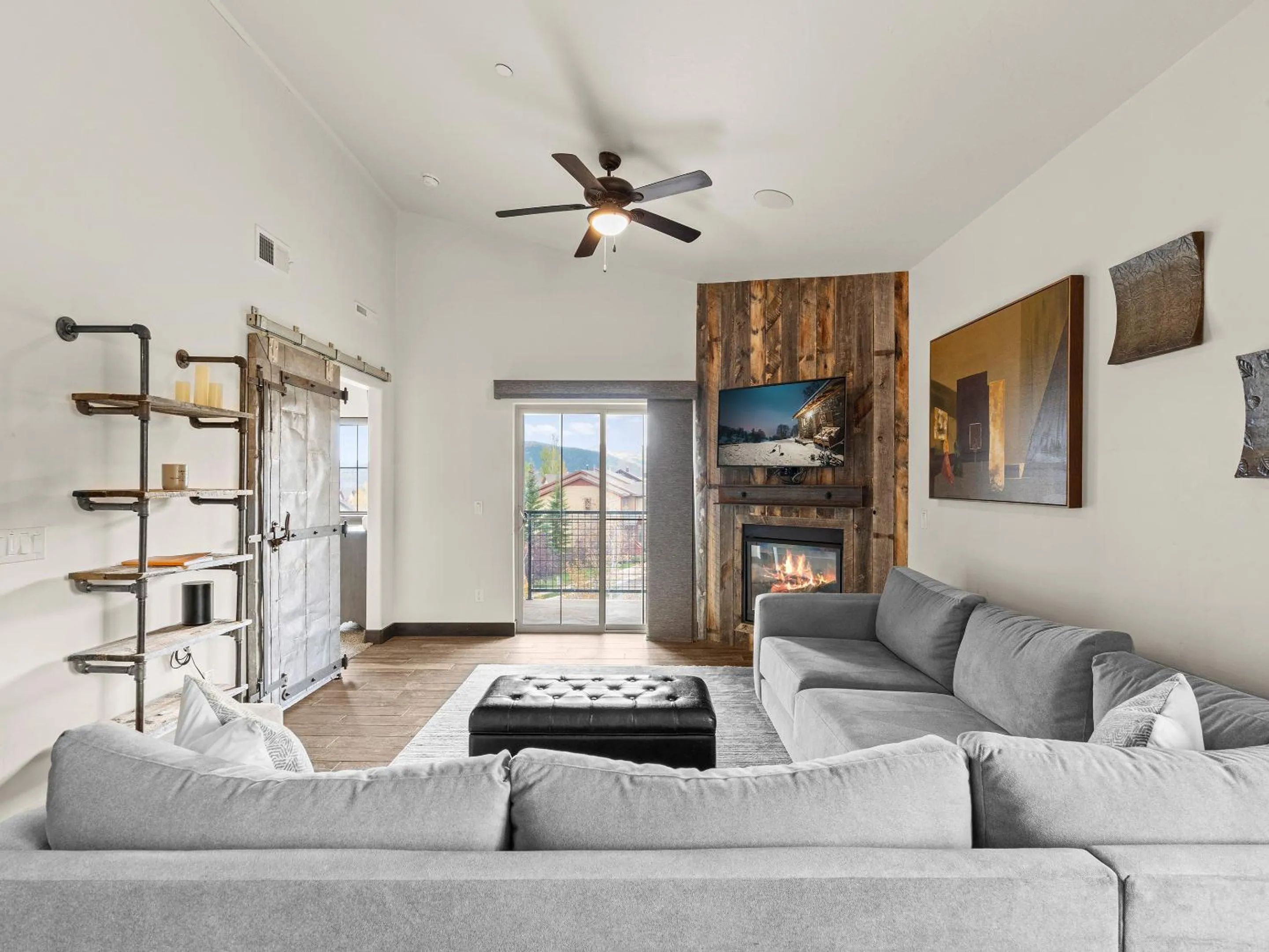 Living room in Bear Hollow Village by All Seasons Resort Lodging