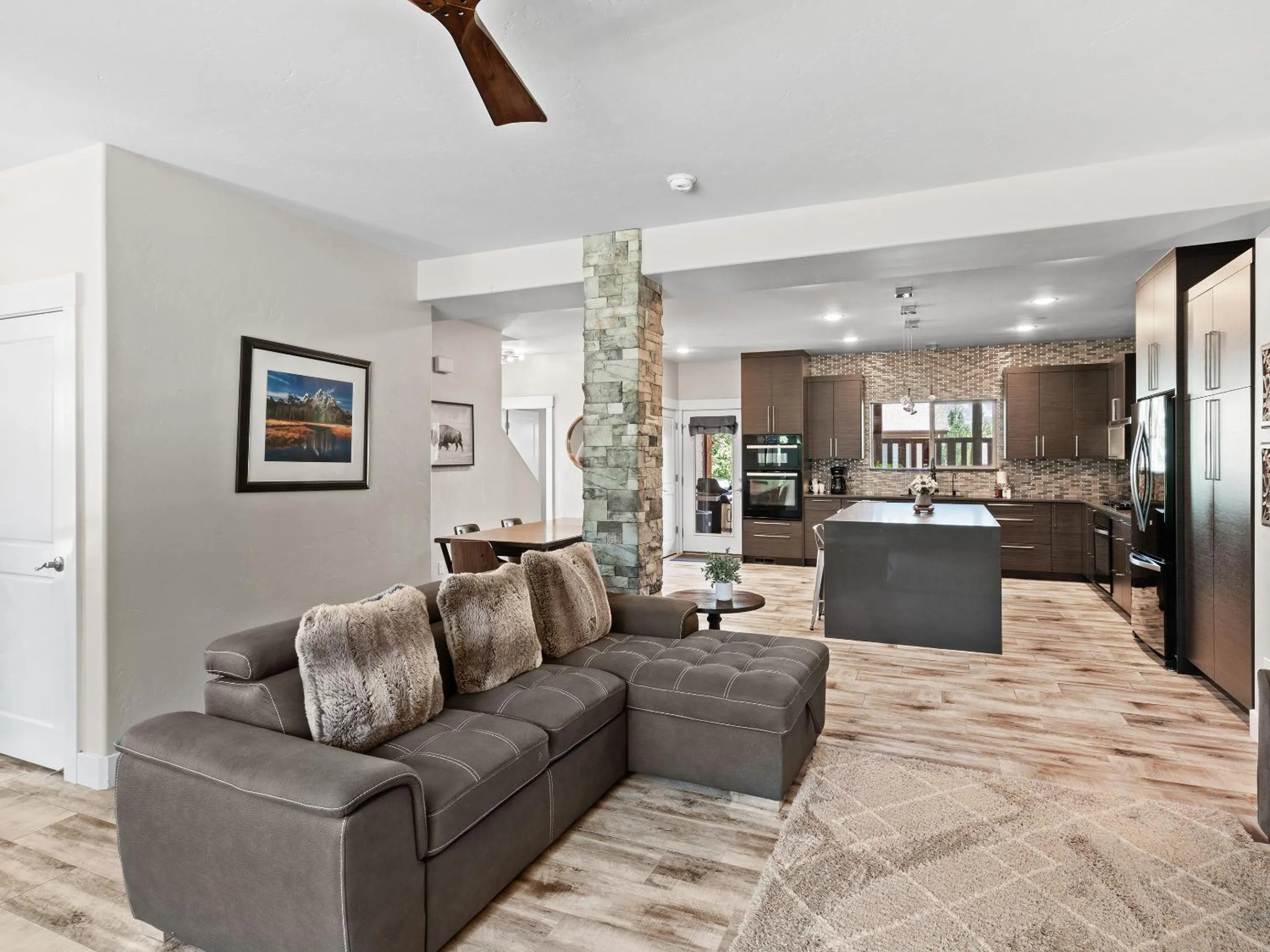 Living room in Bear Hollow Village by All Seasons Resort Lodging