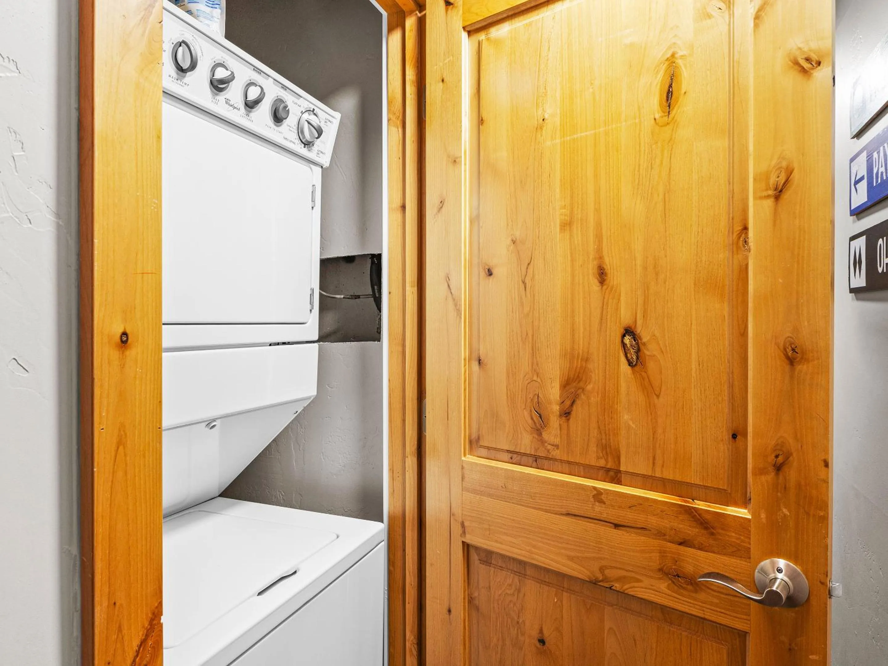 washing machine in Bear Hollow Village by All Seasons Resort Lodging