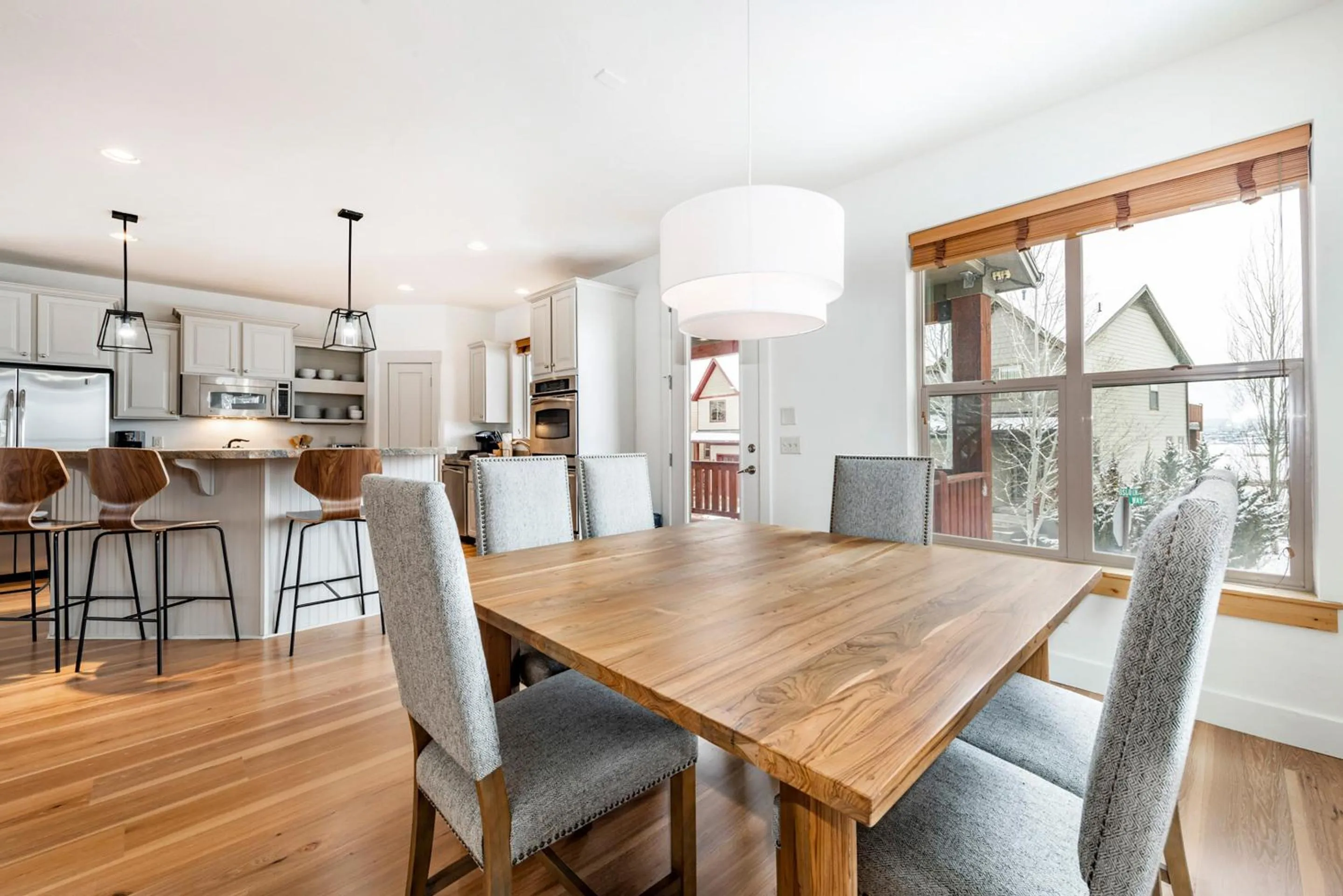 Dining area in Bear Hollow Village by All Seasons Resort Lodging