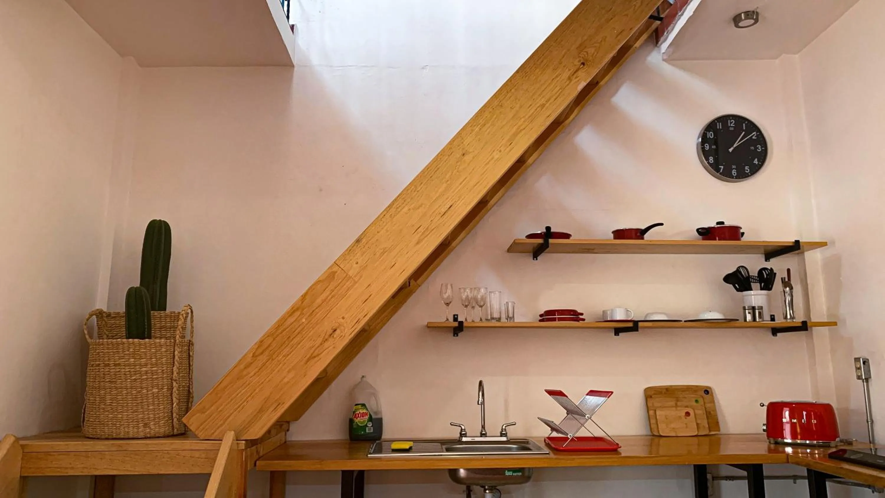 Kitchen or kitchenette in Agrado Guest House