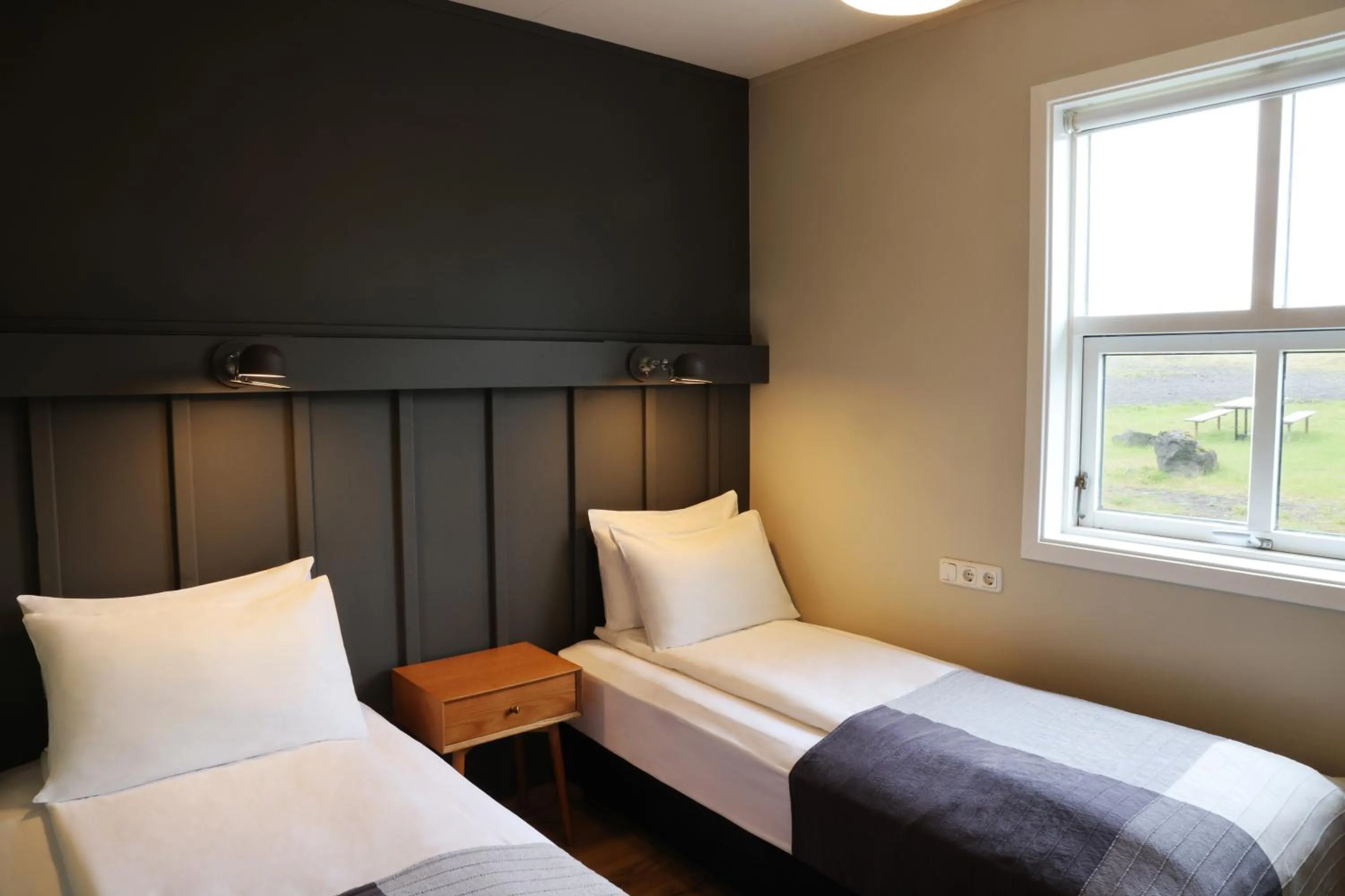 Bed in Fosshotel Hellnar