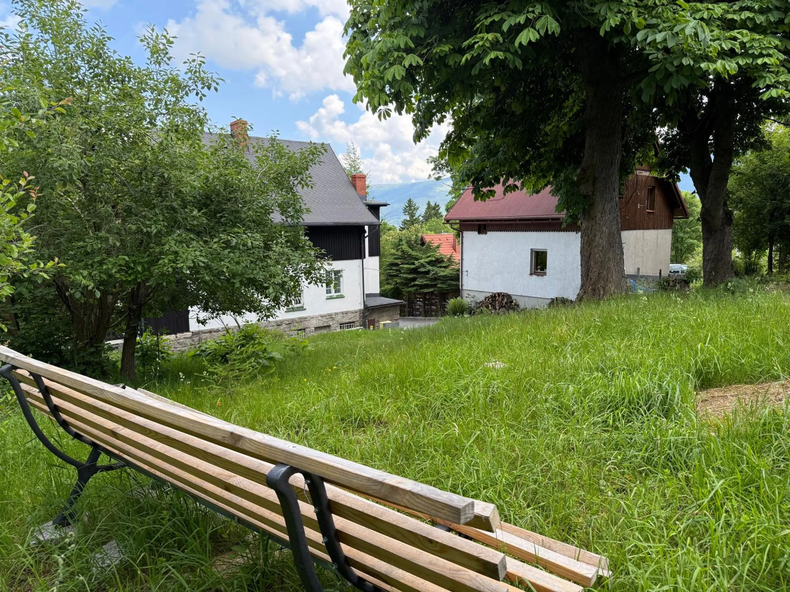 Pod Jeleńcem willa i dom z widokiem na Śnieżkę blisko Wang