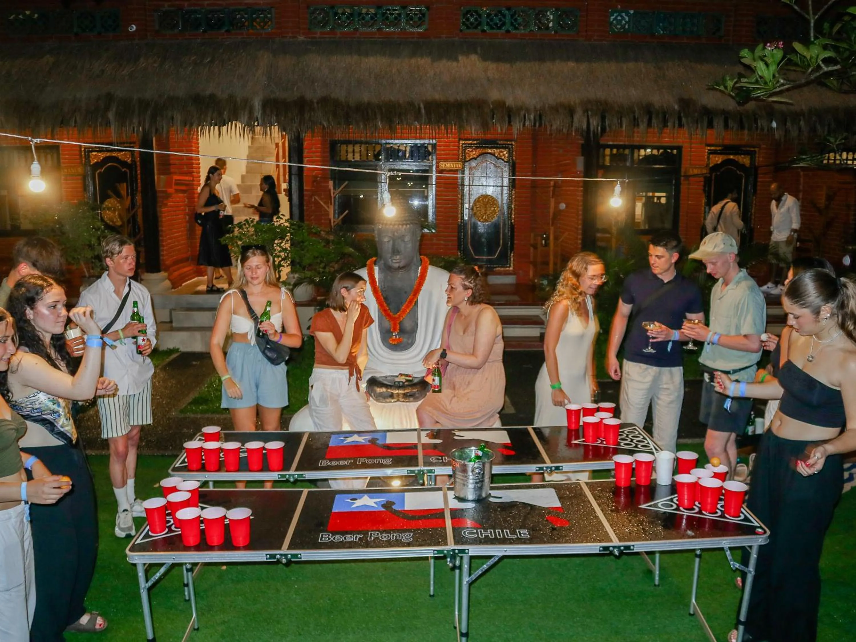 group of guests in Puri Garden Hotel & Hostel