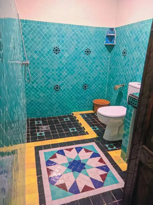 Shower in Kasbah Assafar
