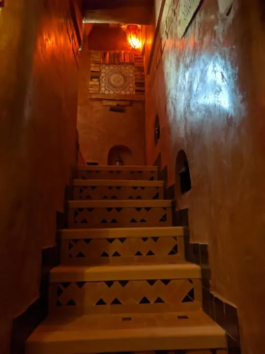 Inner courtyard view in Kasbah Assafar