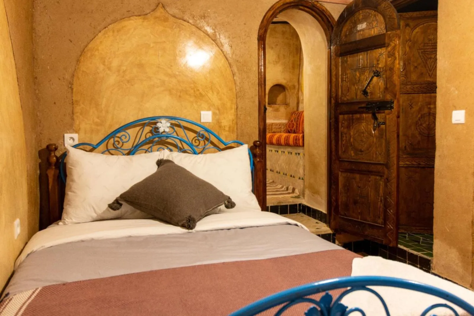 Bed in Kasbah Assafar